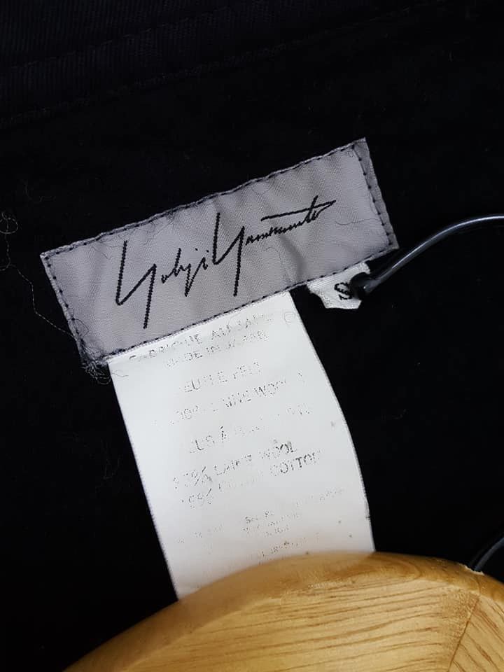 Yohji Yamamoto YOHJI YAMAMOTO Runway Wool Cotton Blend Lizard Collar Coat Size US S / EU 44-46 / 1 - 14 Thumbnail