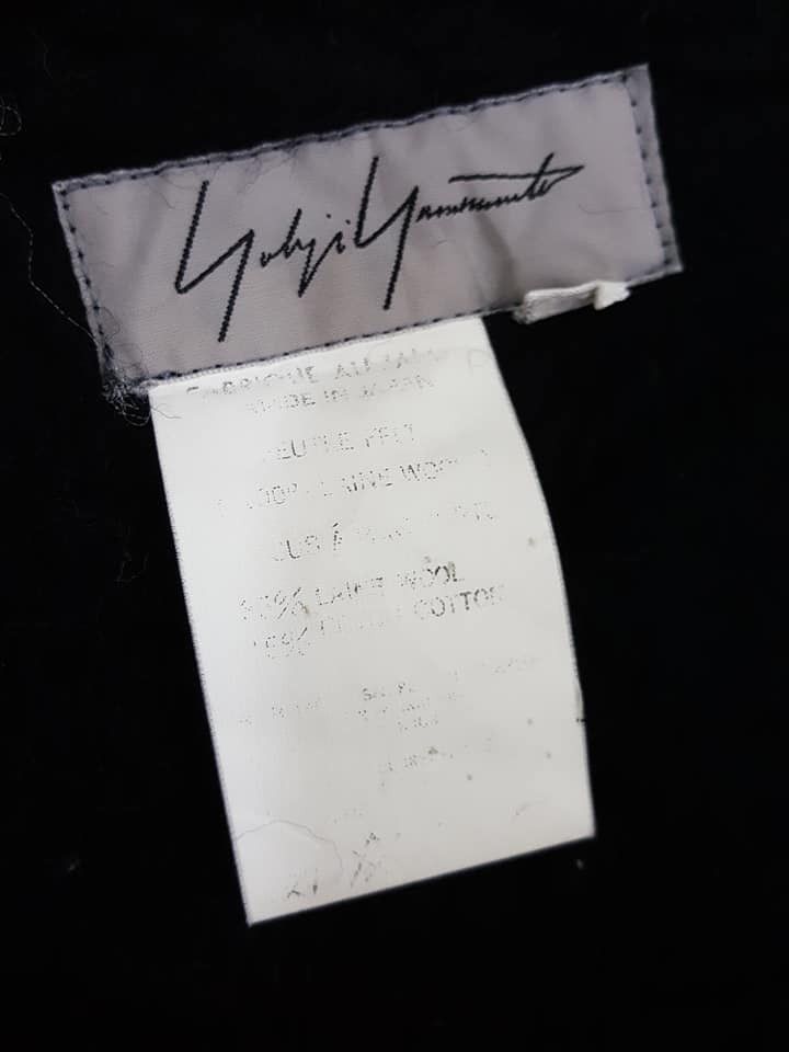 Yohji Yamamoto YOHJI YAMAMOTO Runway Wool Cotton Blend Lizard Collar Coat Size US S / EU 44-46 / 1 - 13 Thumbnail