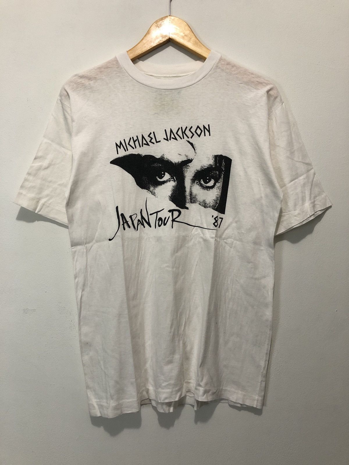 Vintage 80s Michael Jackson Japan Tour T-Shirt - Tops