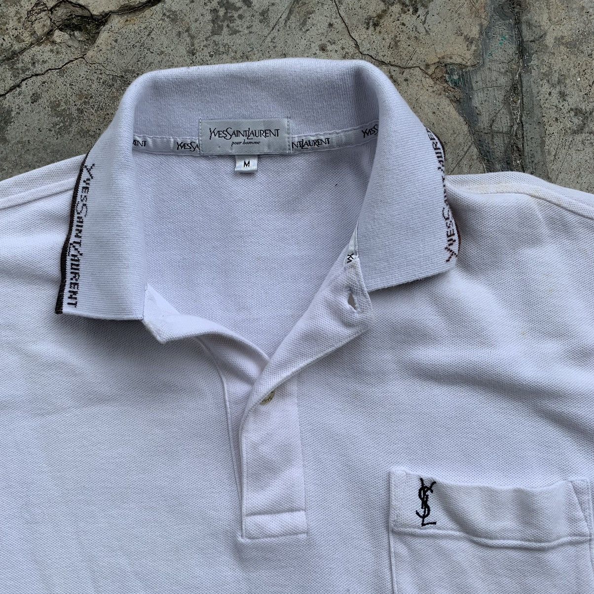 Yves Saint Laurent Ysl Yves Saint Laurent vintage polo shirt Size US M / EU 48-50 / 2 - 5 Thumbnail