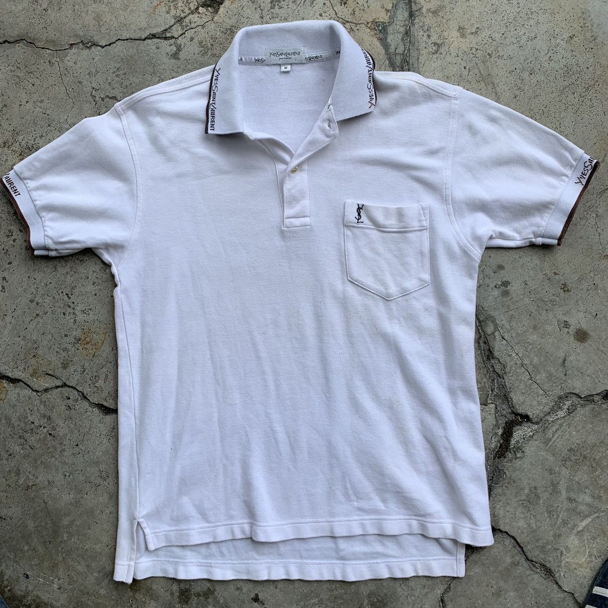 Yves Saint Laurent Ysl Yves Saint Laurent vintage polo shirt Size US M / EU 48-50 / 2 - 3 Thumbnail