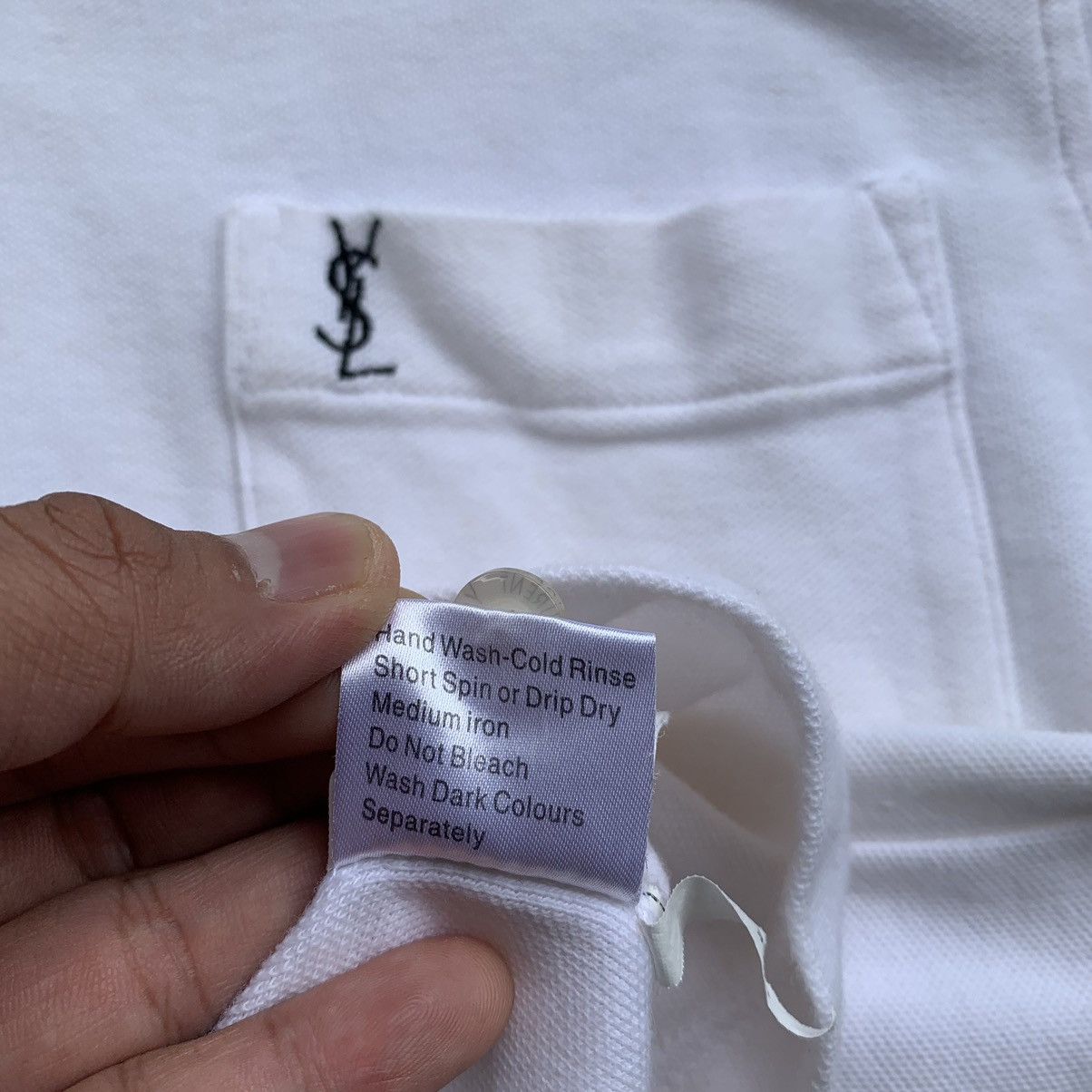 Yves Saint Laurent Ysl Yves Saint Laurent vintage polo shirt Size US M / EU 48-50 / 2 - 13 Thumbnail
