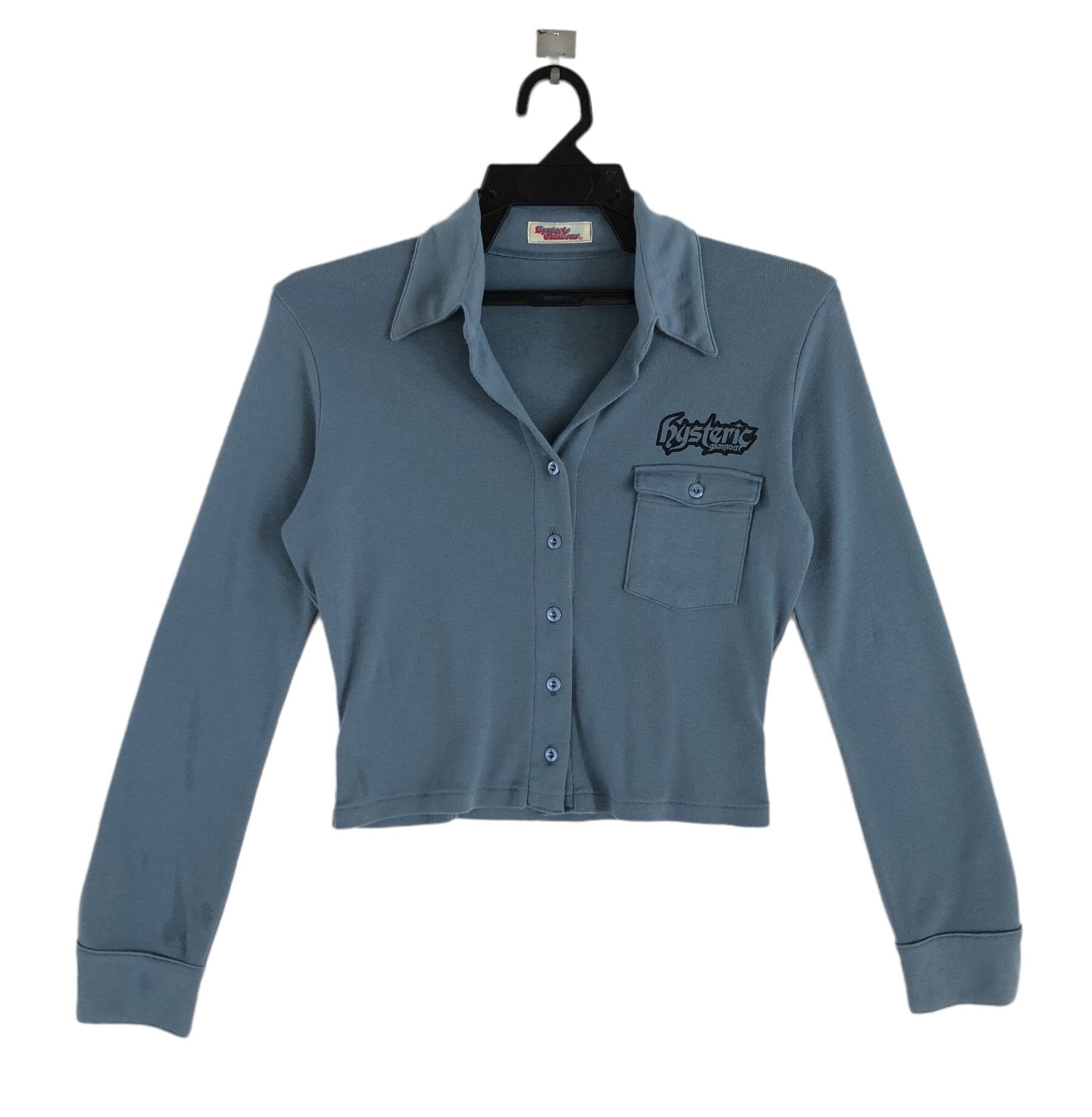 【HYSTERIC GLAMOUR】90's Cardigan RARE🔥90'S HYSTERIC GLAMOUR CROP TOP CARDIGAN