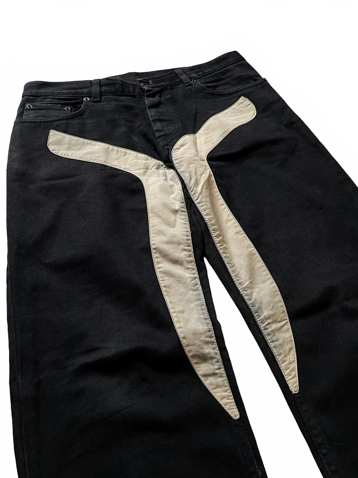 Helmut Lang SS2003 Runway Scissor Denim Size US 32 / EU 48 - 3 Thumbnail