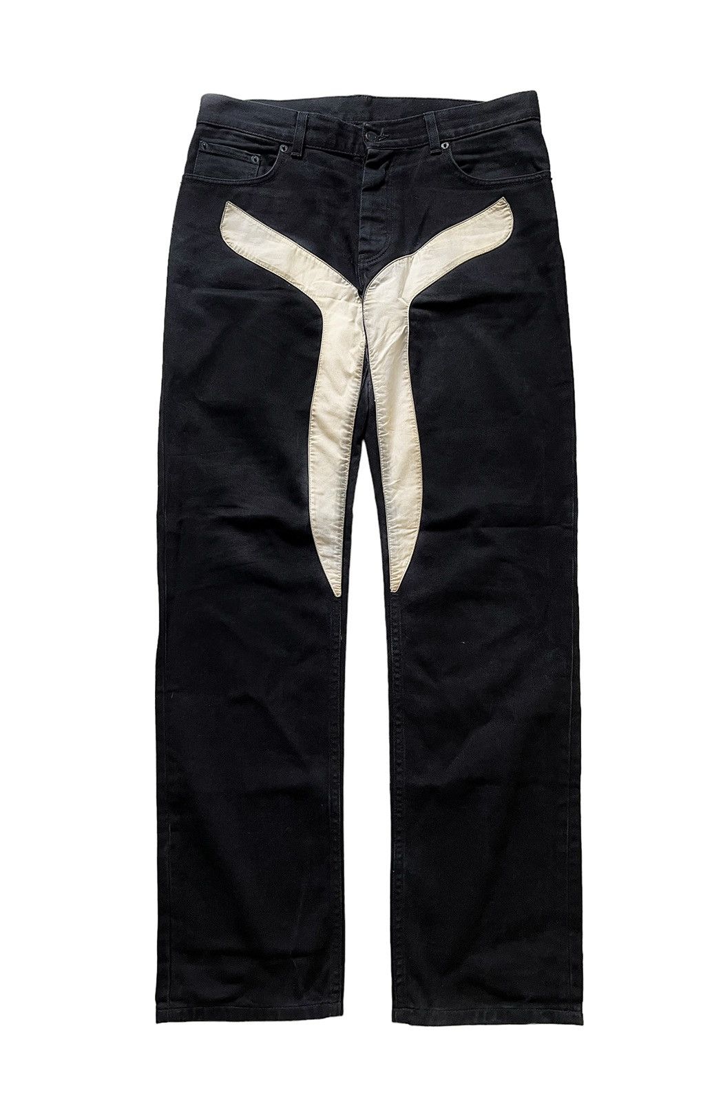 Helmut Lang SS2003 Runway Scissor Denim Size US 32 / EU 48 - 1 Thumbnail