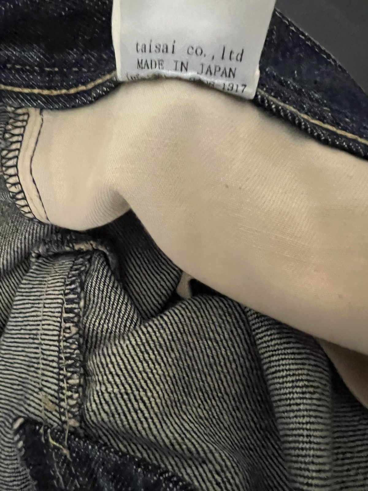 SOMET Vintage SOMET Japan Sun Fade Mud Denim Flare Jeans Size US 31 - 24 Thumbnail