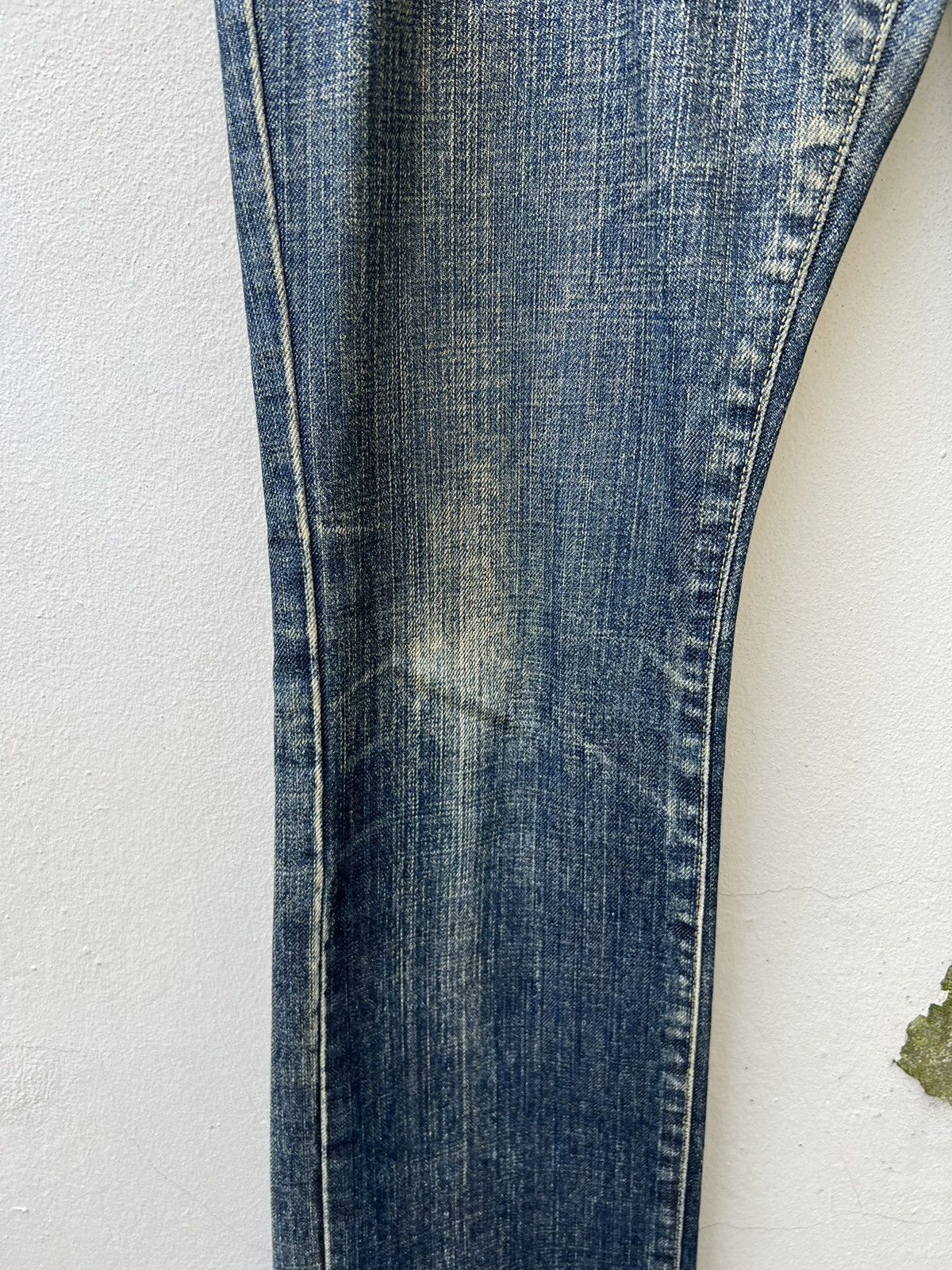 SOMET Vintage SOMET Japan Sun Fade Mud Denim Flare Jeans Size US 31 - 10 Thumbnail