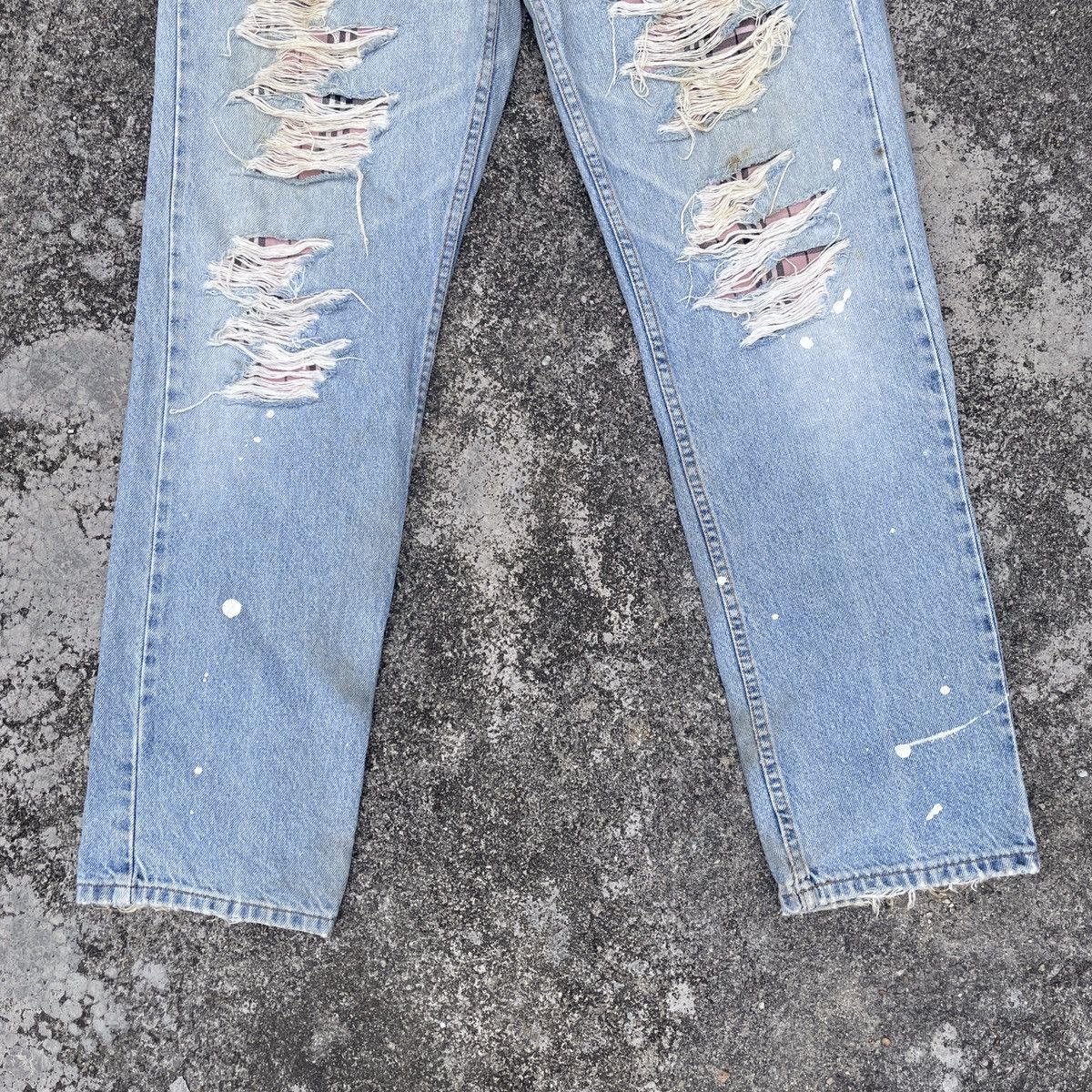 Japanese Brand Vintage Unbranded Rare Design Distressed Denim Size US 34 / EU 50 - 4 Thumbnail