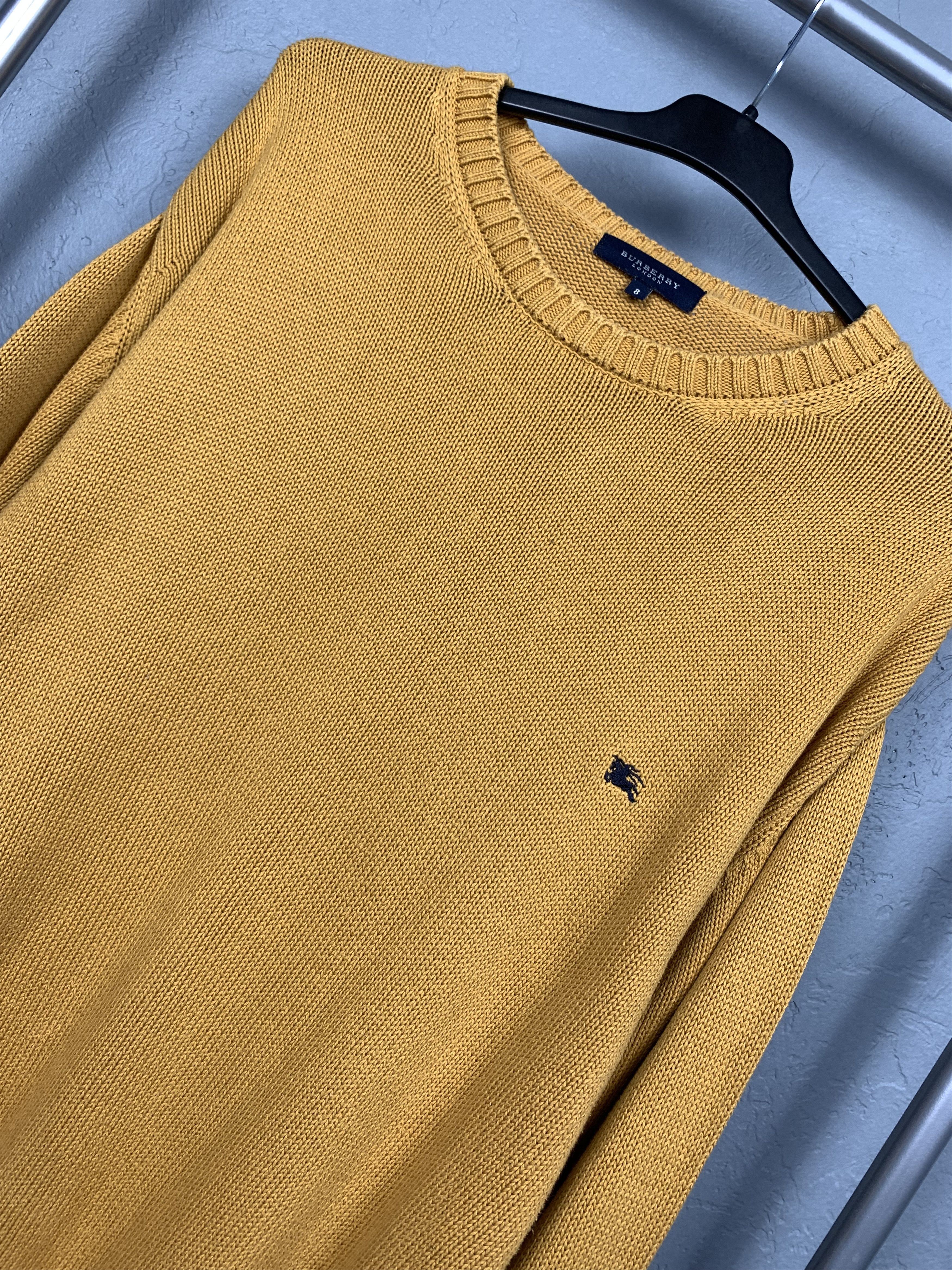 Burberry Burberry London Vintage Mens Knit Crew Neck Sweater Size US XL / EU 56 / 4 - 2 Thumbnail
