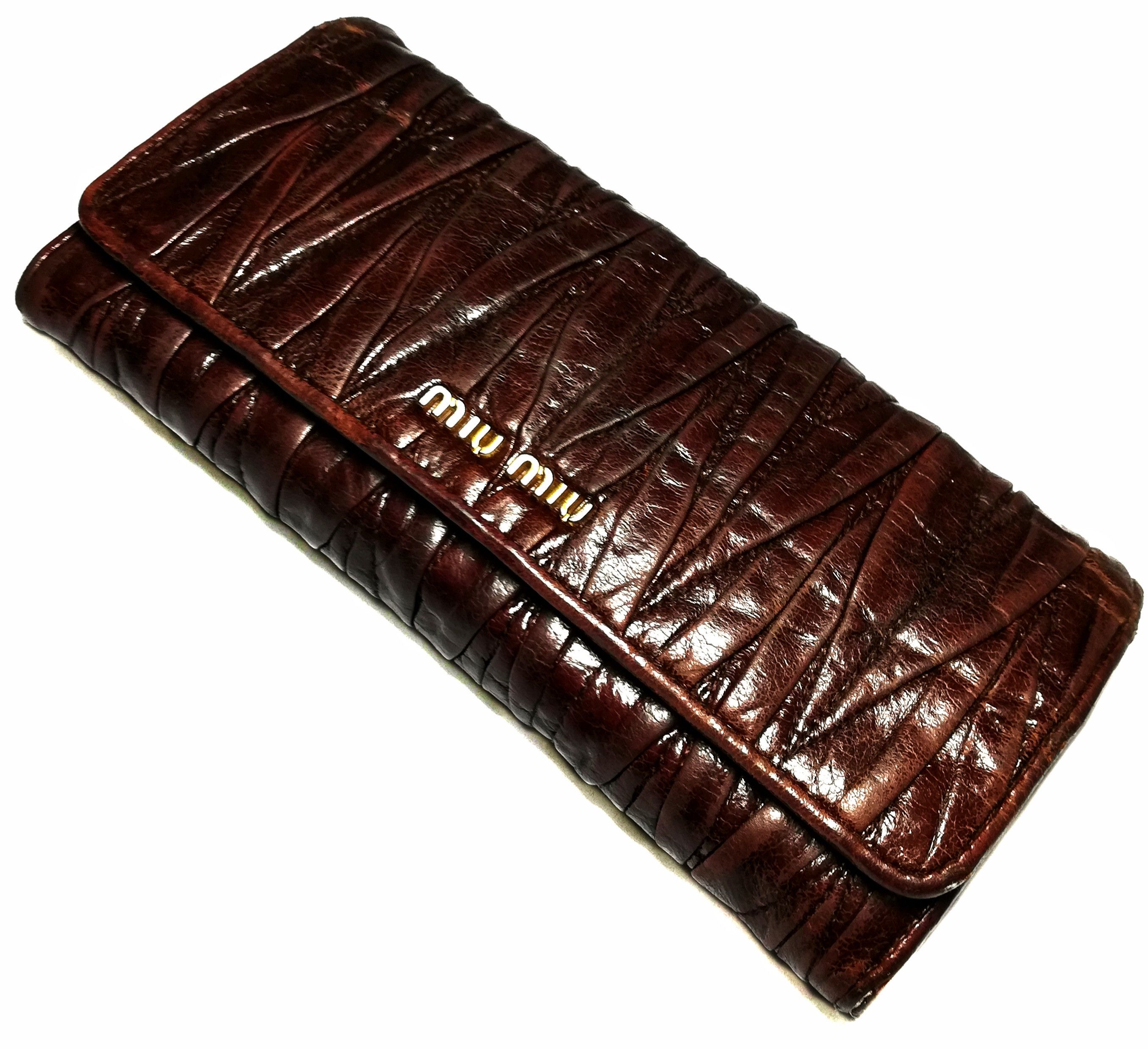 🔥Miu Miu By Prada Colour Leather Long Wallet Unisex User🔥