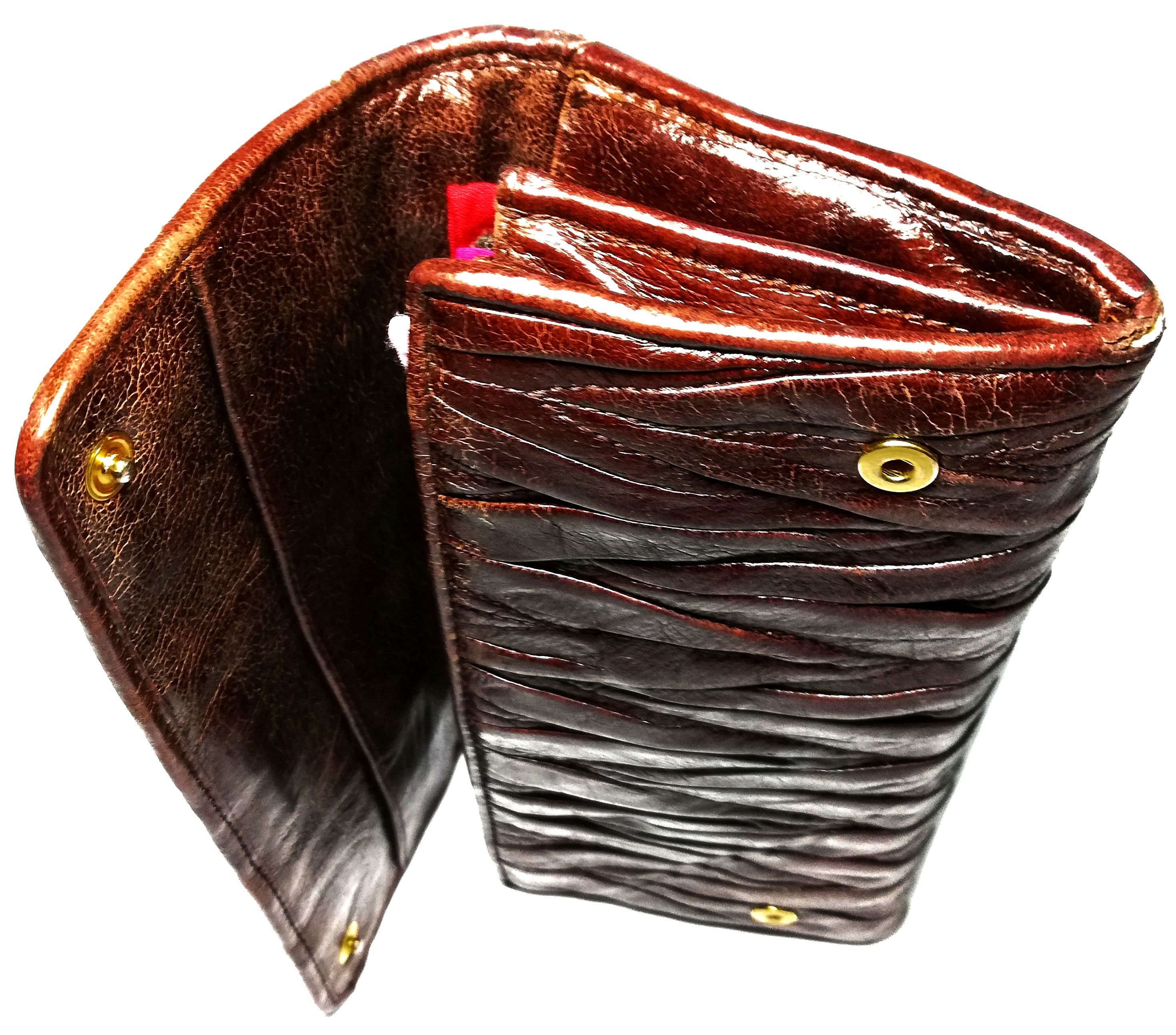 Miu Miu 🔥Miu Miu By Prada Colour Leather Long Wallet Unisex User🔥 Size ONE SIZE - 7 Thumbnail