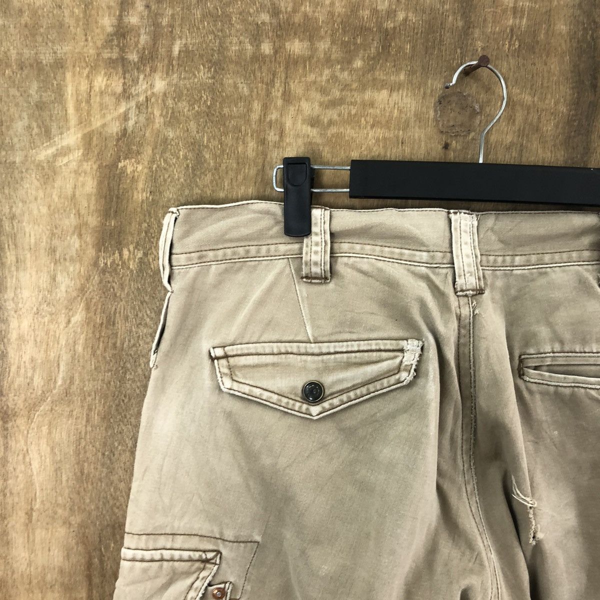 Japanese Brand Vice United Brown Cargo Multipocket pants #6244 Size US 33 - 11 Thumbnail