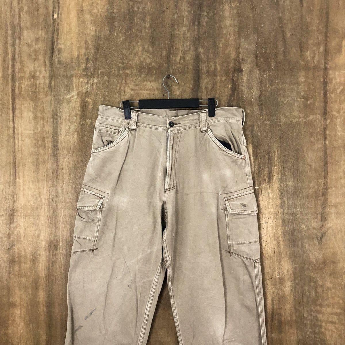 Japanese Brand Vice United Brown Cargo Multipocket pants #6244 Size US 33 - 2 Thumbnail