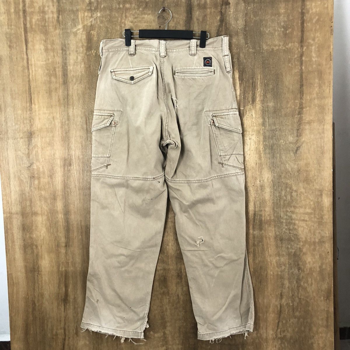Japanese Brand Vice United Brown Cargo Multipocket pants #6244 Size US 33 - 8 Thumbnail