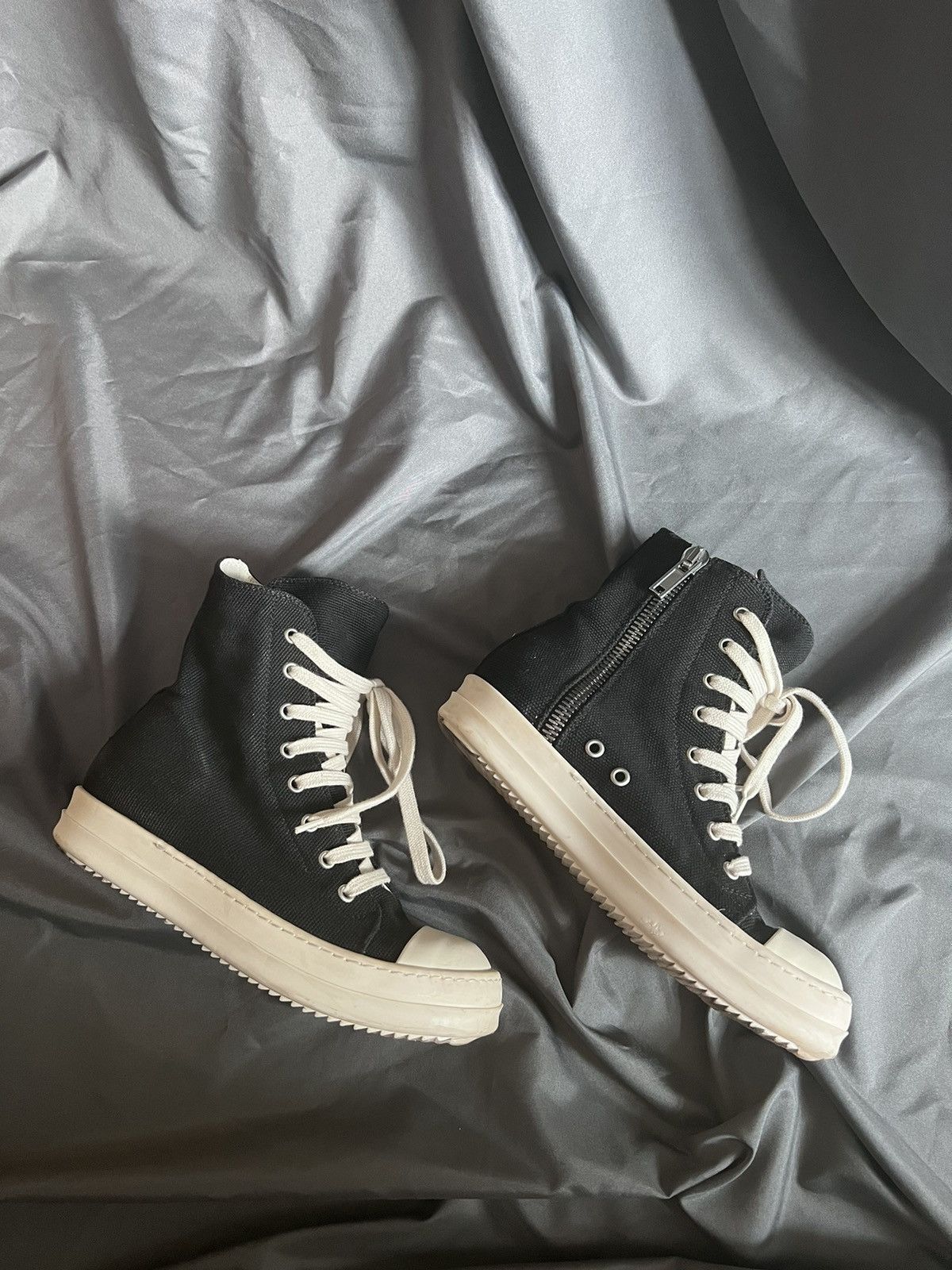 Rick Owens × Rick Owens Drkshdw Rick owens drkshdw ramones hi-top size36.5 Size US 6.5 / IT 36.5 - 2 Thumbnail
