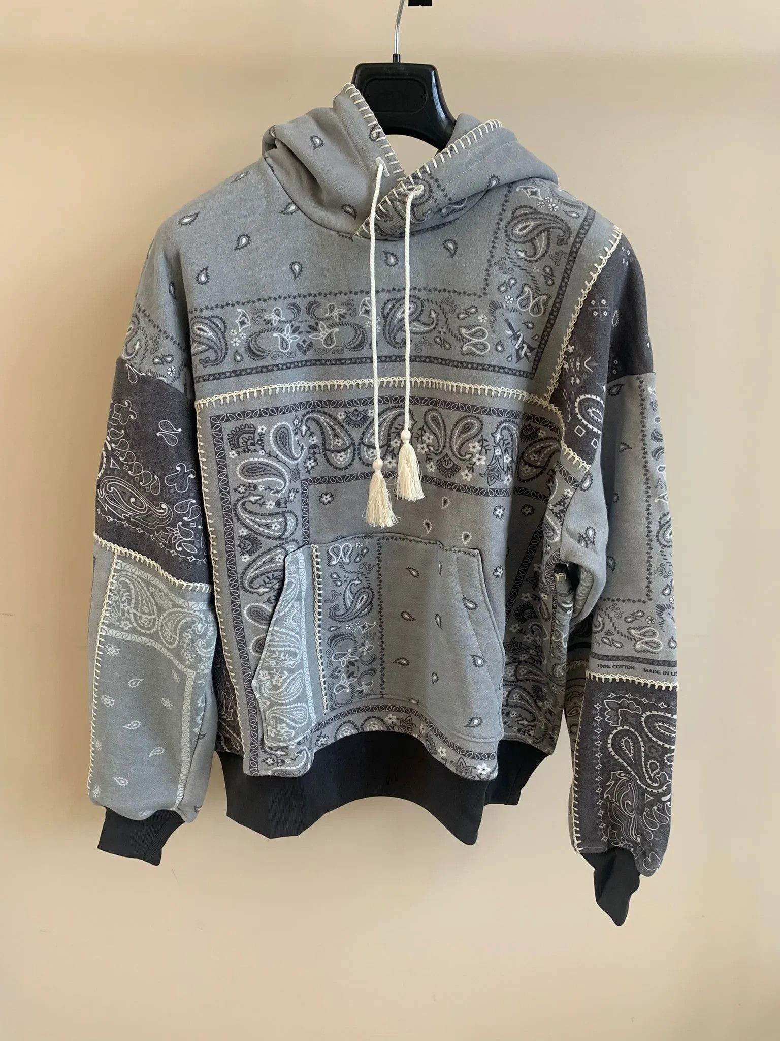 Amiri Bandana Reconstructed Hoodie Size US XS / EU 42 / 0 - 2 Thumbnail