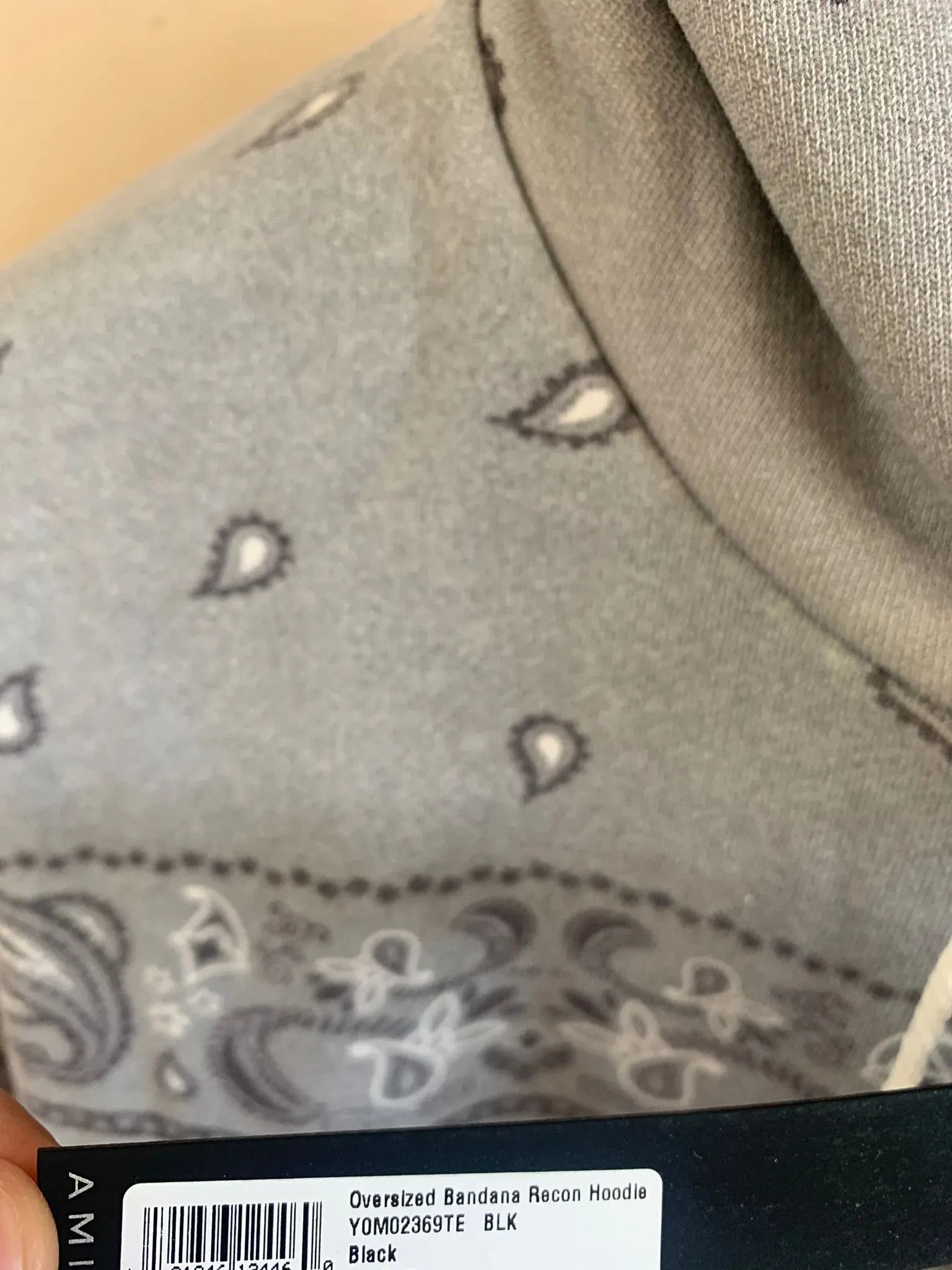 Amiri Bandana Reconstructed Hoodie Size US XS / EU 42 / 0 - 8 Thumbnail