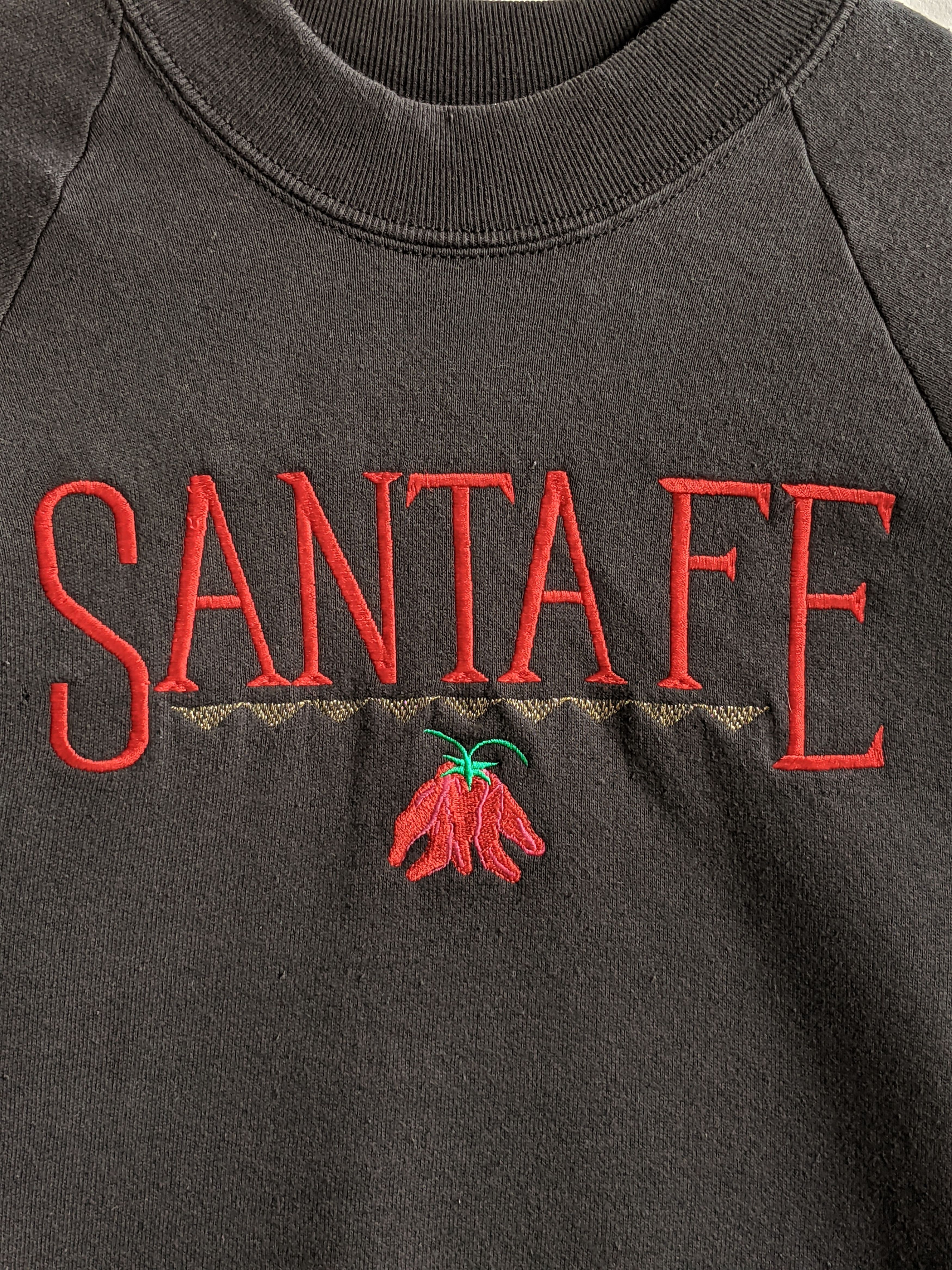 Fruit Of The Loom × Vintage Vintage 90s Santafe Embroidery Logo Sweatshirt Size US M / EU 48-50 / 2 - 3 Thumbnail