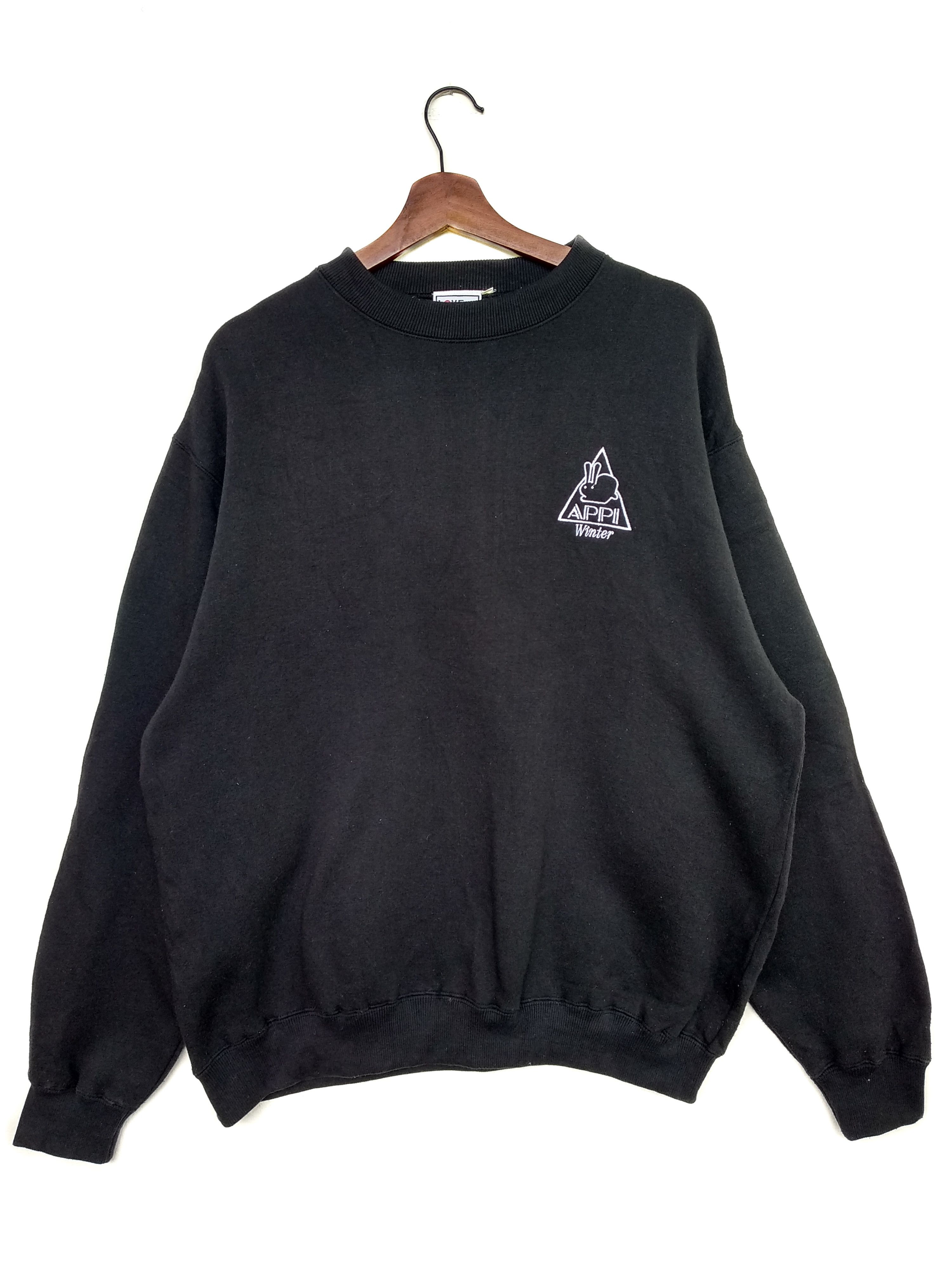 Japanese Brand × Vintage Vintage Love Nature Club Sweatshirts/Size L/Black Colour Size US L / EU 52-54 / 3 - 1 Thumbnail