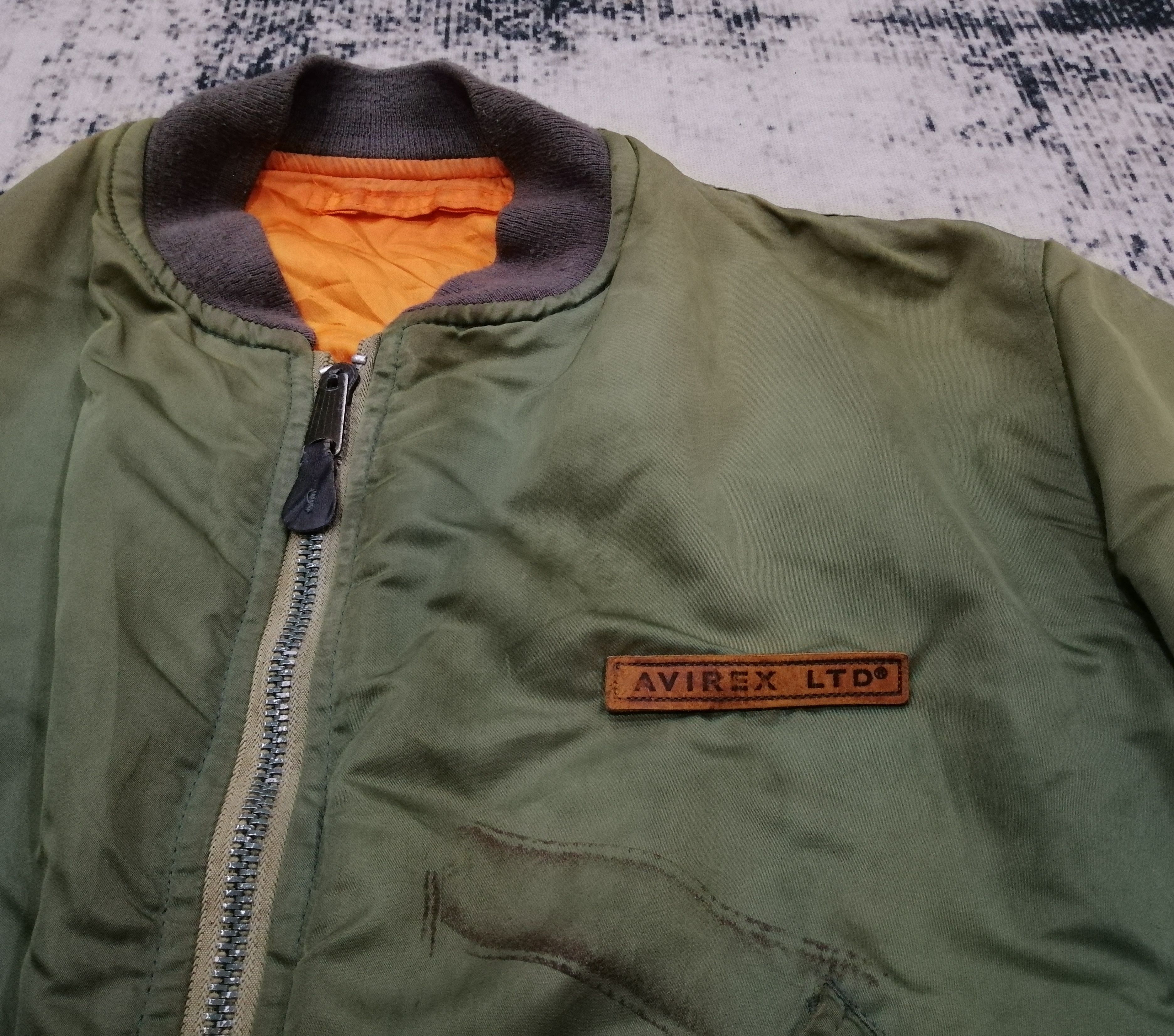 Avirex Vintage Avirex Flyers Man Intermediate Ma-1 Sun Faded Jacket Size US XL / EU 56 / 4 - 7 Thumbnail