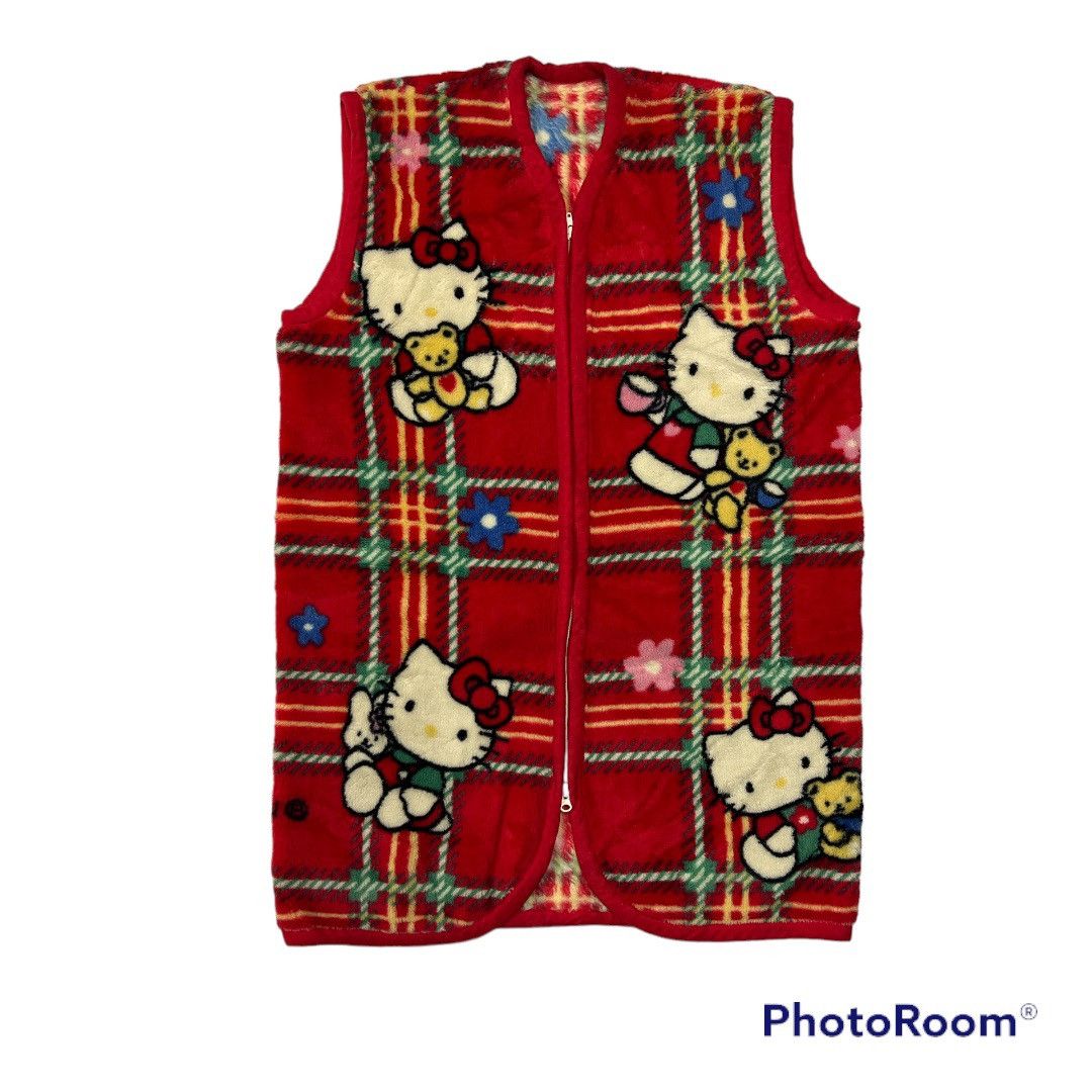 Cartoon Network 🔥 Vintage full print hello kitty by sanrio co. Ltd Size M / US 6-8 / IT 42-44 - 1 Thumbnail
