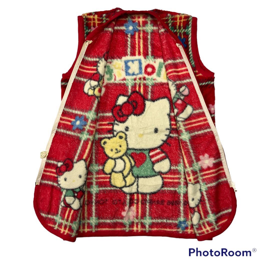Cartoon Network 🔥 Vintage full print hello kitty by sanrio co. Ltd Size M / US 6-8 / IT 42-44 - 3 Thumbnail