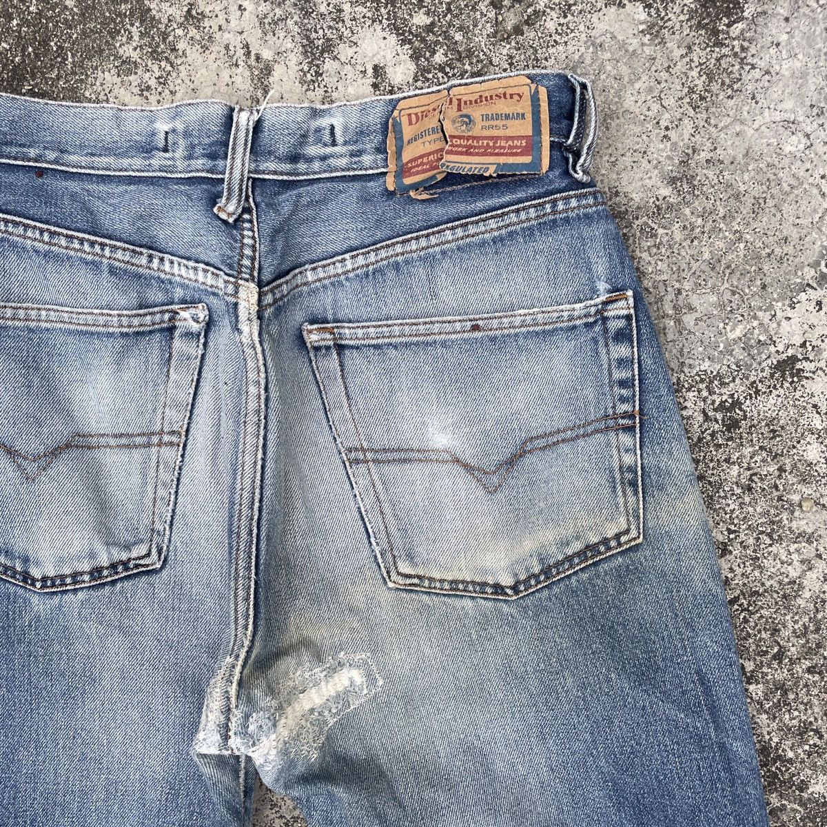 Diesel Vintage Diesel Industry Distressed Denim Jeans Size US 28 / EU 44 - 8 Thumbnail