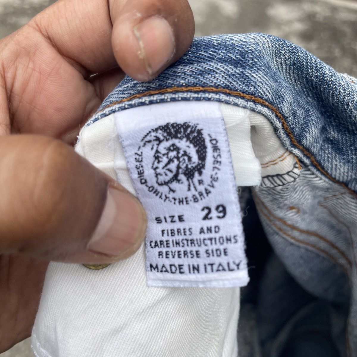 Diesel Vintage Diesel Industry Distressed Denim Jeans Size US 28 / EU 44 - 6 Thumbnail