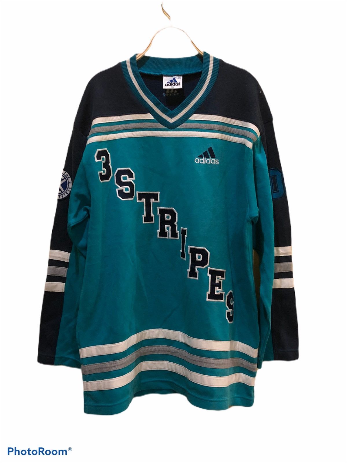 Adidas × Japanese Brand × Vintage Vintage Adidas with Big spell out size XL Size US XL / EU 56 / 4 - 1 Thumbnail