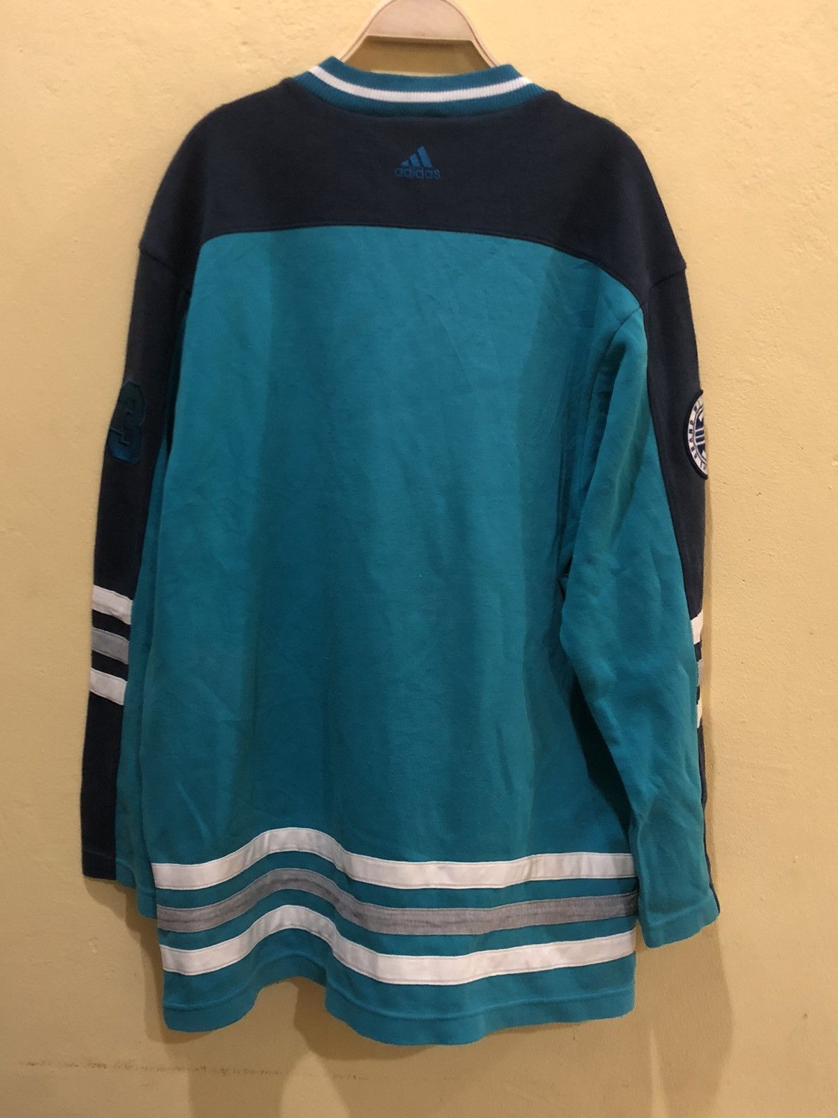 Adidas × Japanese Brand × Vintage Vintage Adidas with Big spell out size XL Size US XL / EU 56 / 4 - 12 Thumbnail
