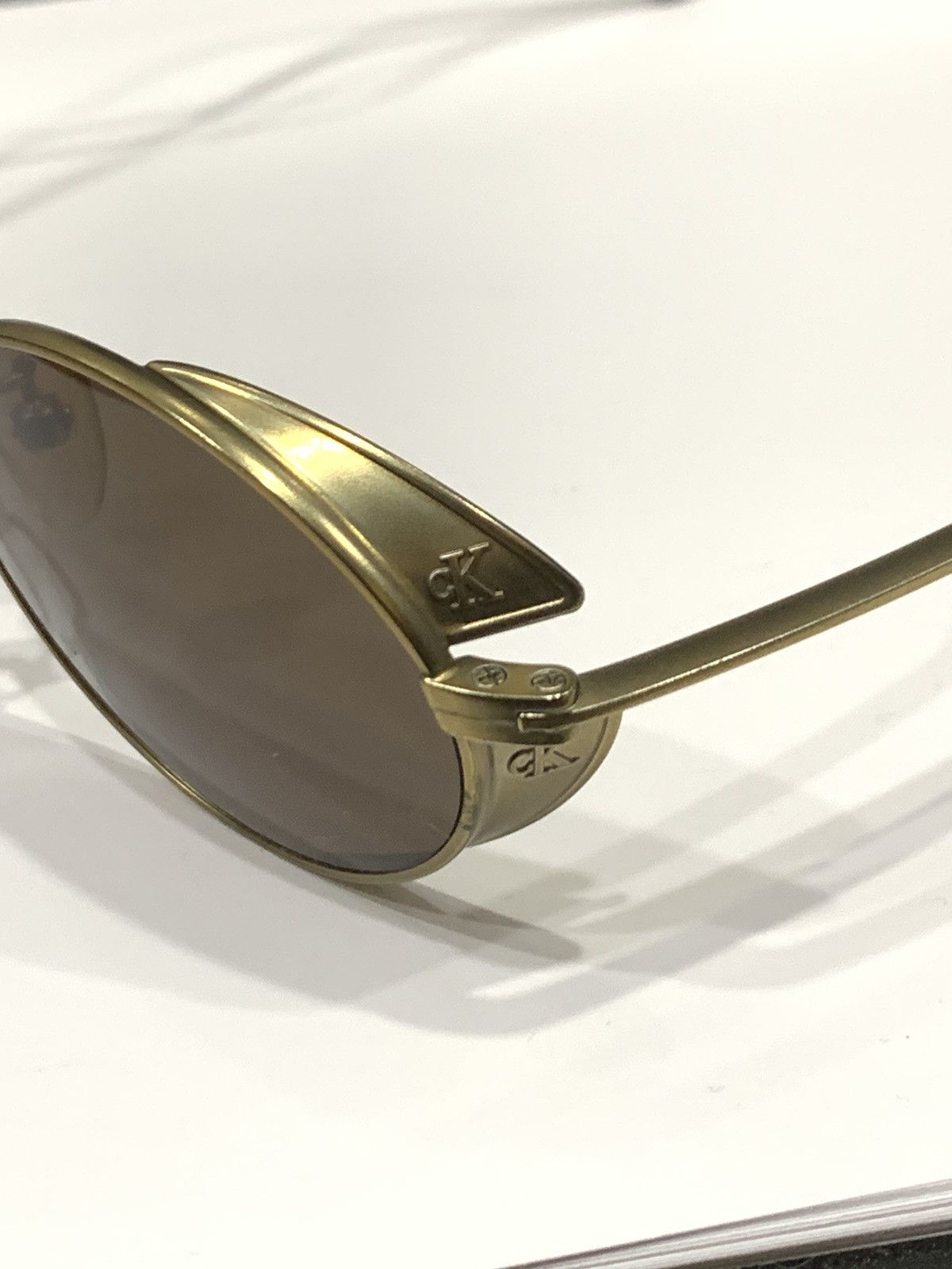Calvin Klein VINTAGE CALVIN KLEIN CK STEAMPUNK 58-6109 SUNGLASSES Size ONE SIZE - 5 Thumbnail