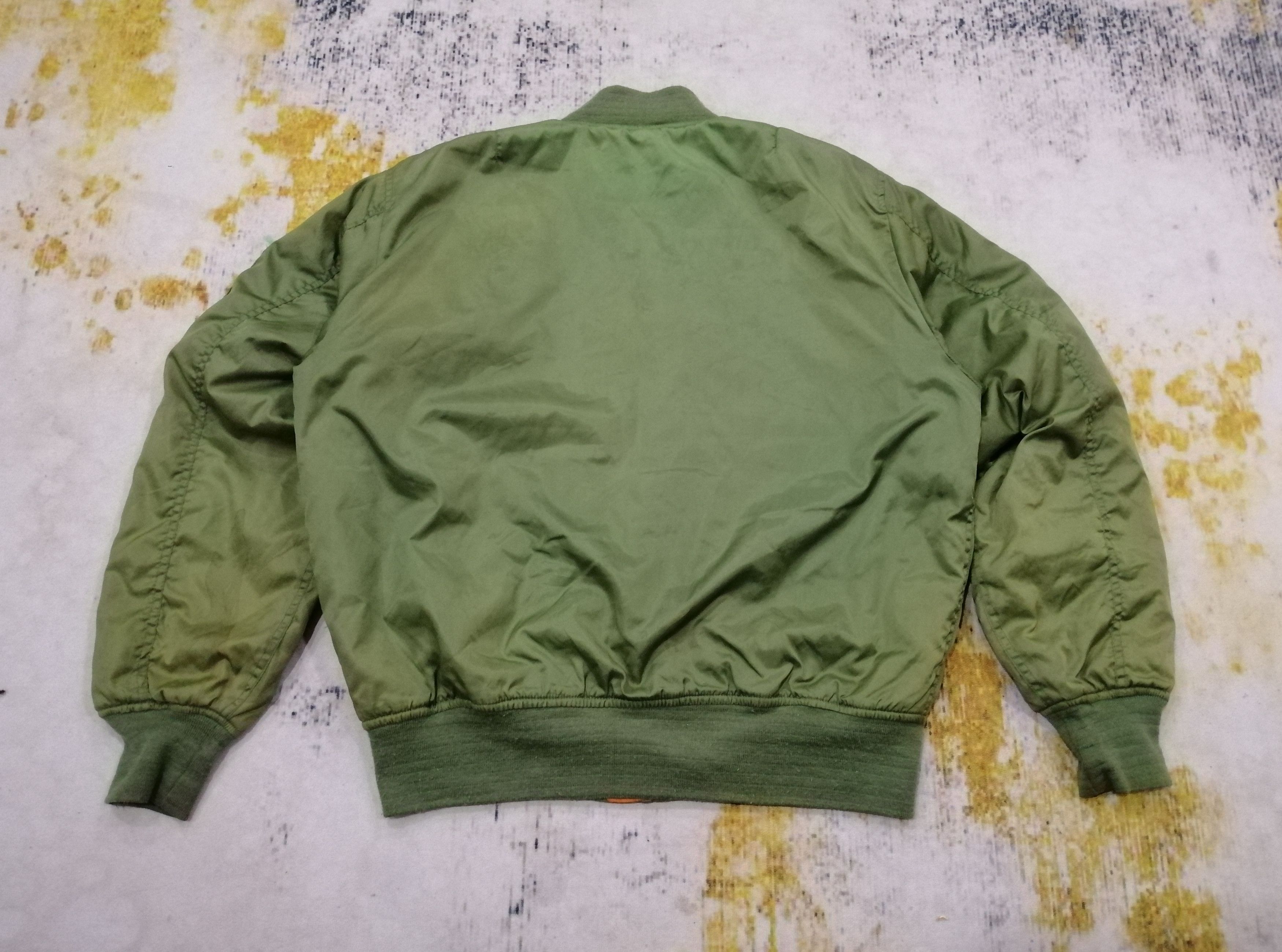 Vintage Vintage FLYER'S Man Sun Faded Bomber Jacket Size US L / EU 52-54 / 3 - 9 Thumbnail