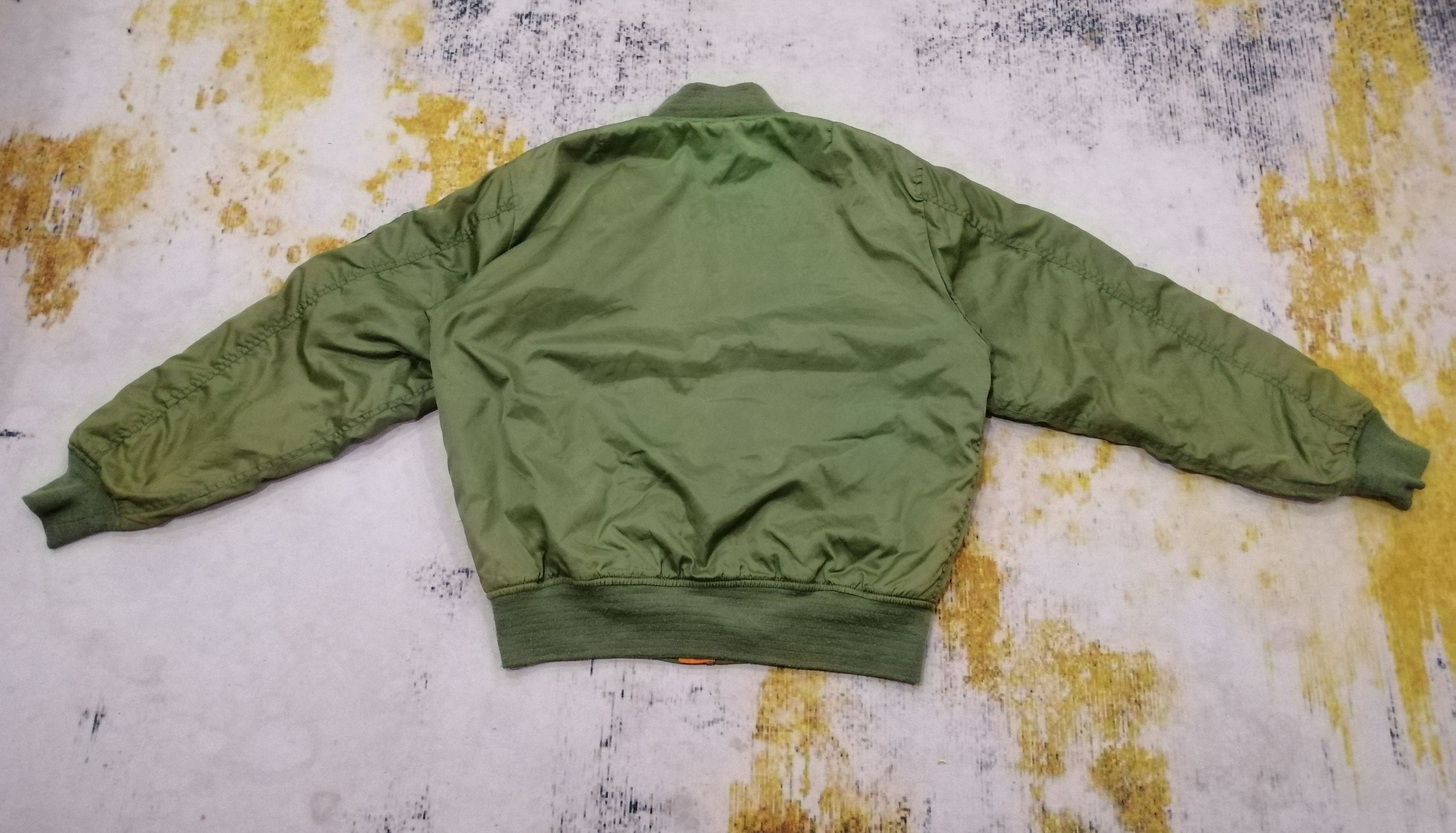 Vintage Vintage FLYER'S Man Sun Faded Bomber Jacket Size US L / EU 52-54 / 3 - 8 Thumbnail