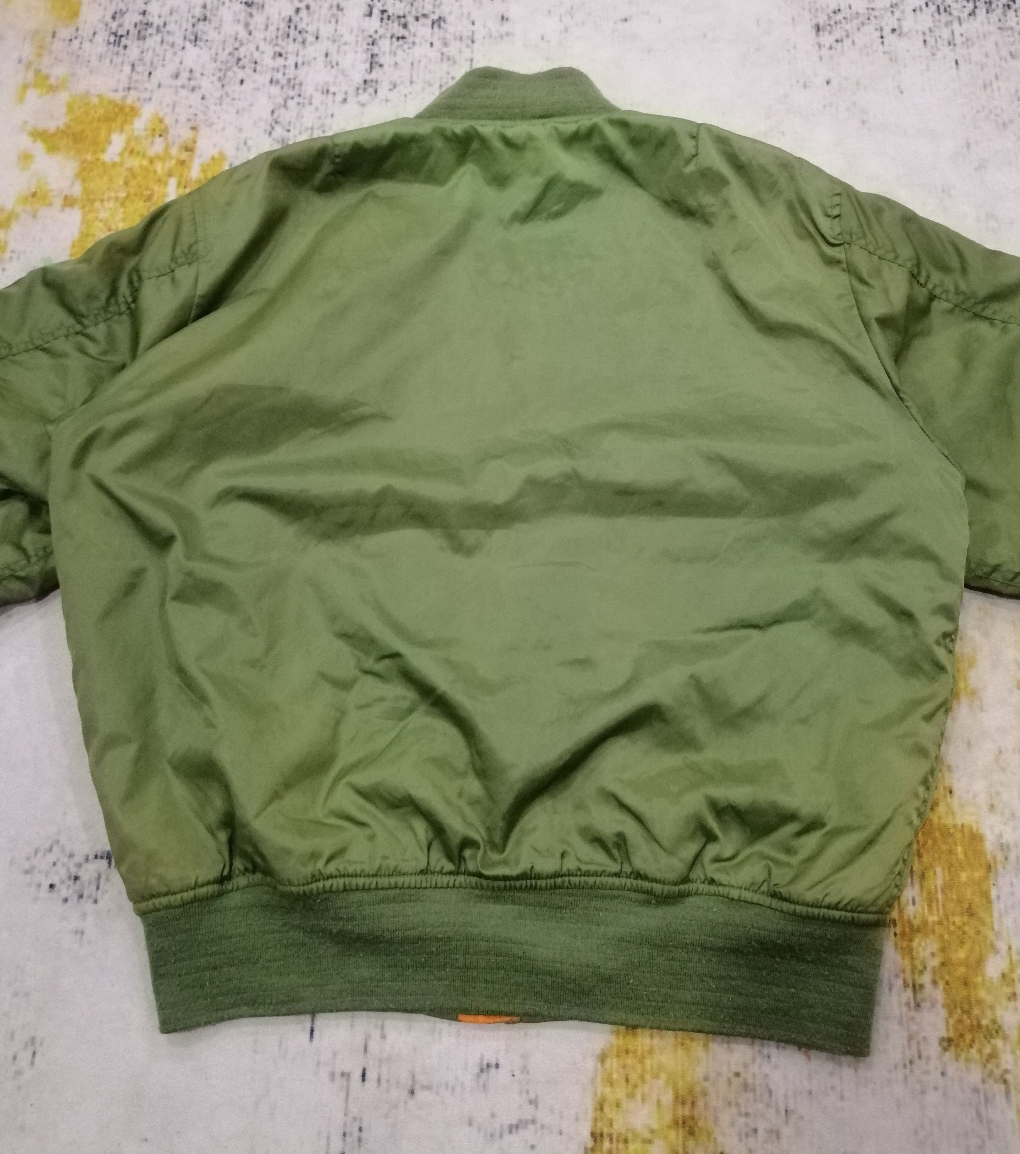 Vintage Vintage FLYER'S Man Sun Faded Bomber Jacket Size US L / EU 52-54 / 3 - 12 Thumbnail