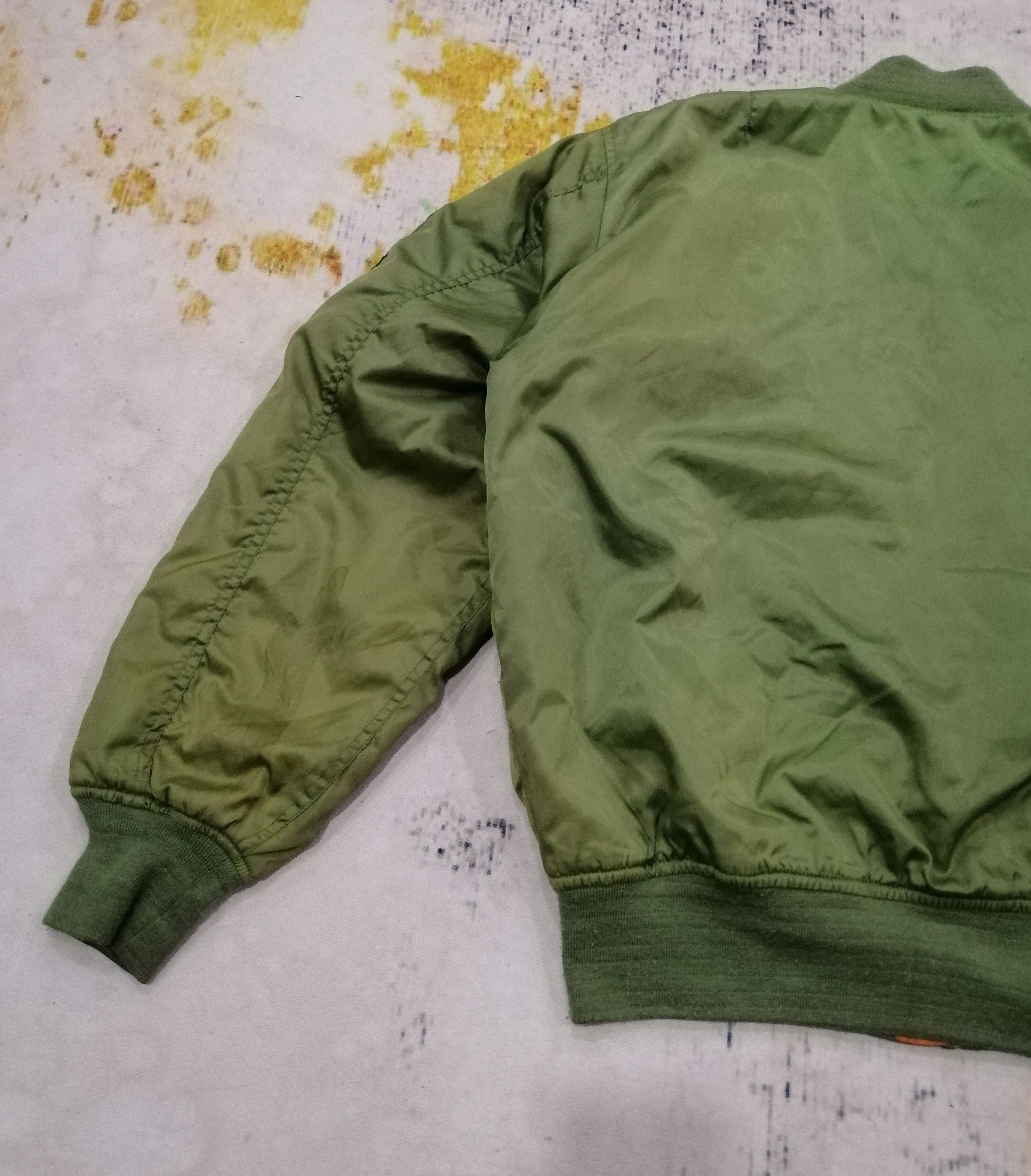 Vintage Vintage FLYER'S Man Sun Faded Bomber Jacket Size US L / EU 52-54 / 3 - 10 Thumbnail