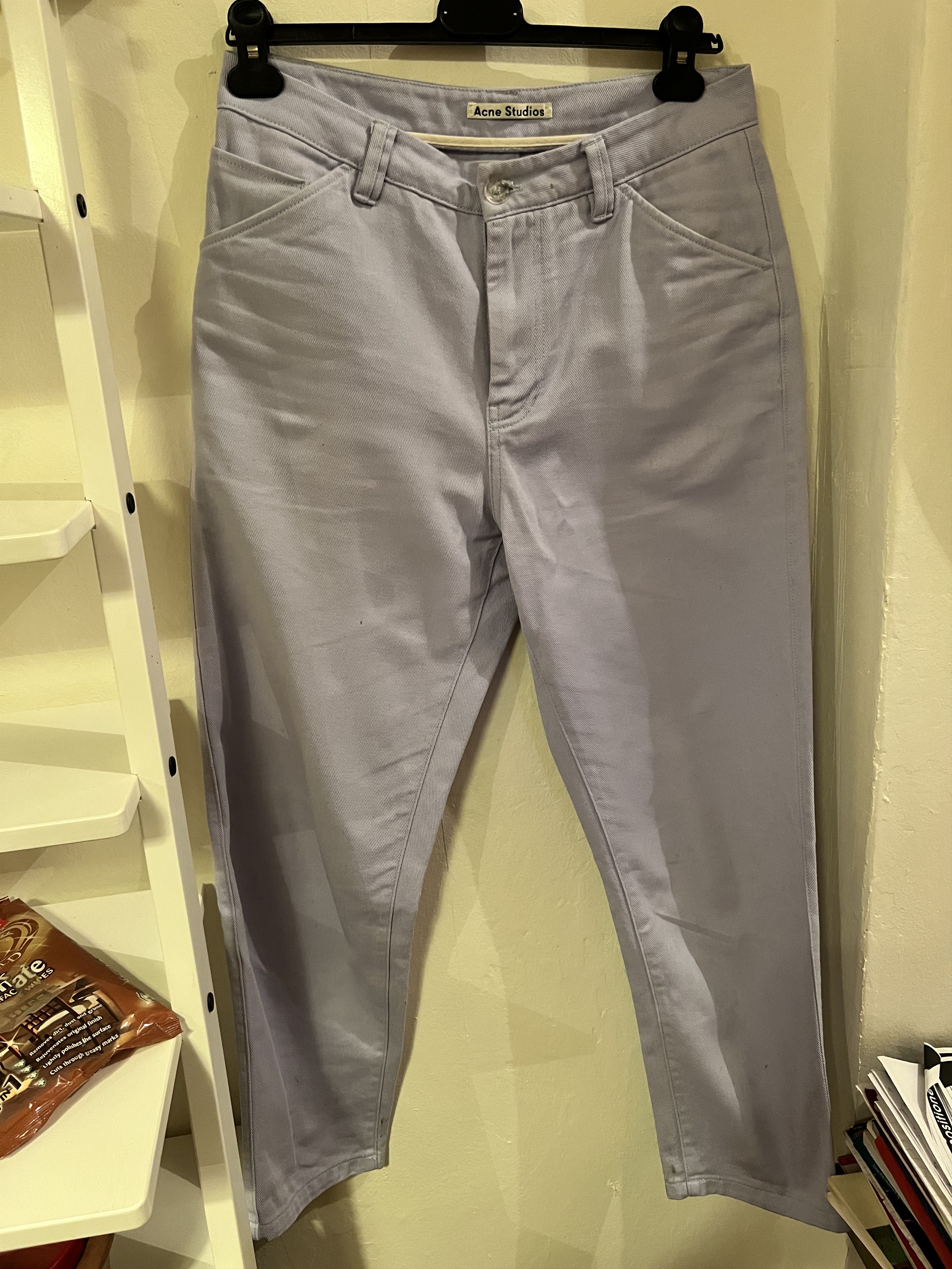 Acne Studios Acne Studios Purple Pants Size US 30 / EU 46 - 2 Thumbnail