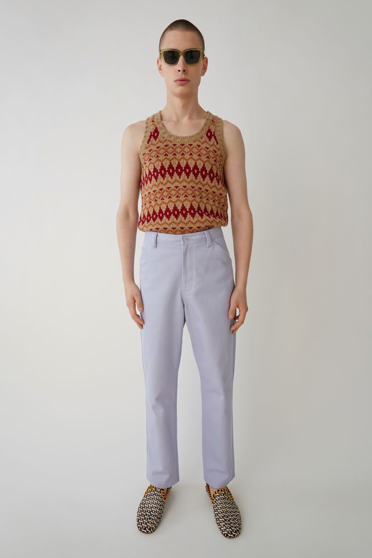 Acne Studios Acne Studios Purple Pants Size US 30 / EU 46 - 1 Thumbnail