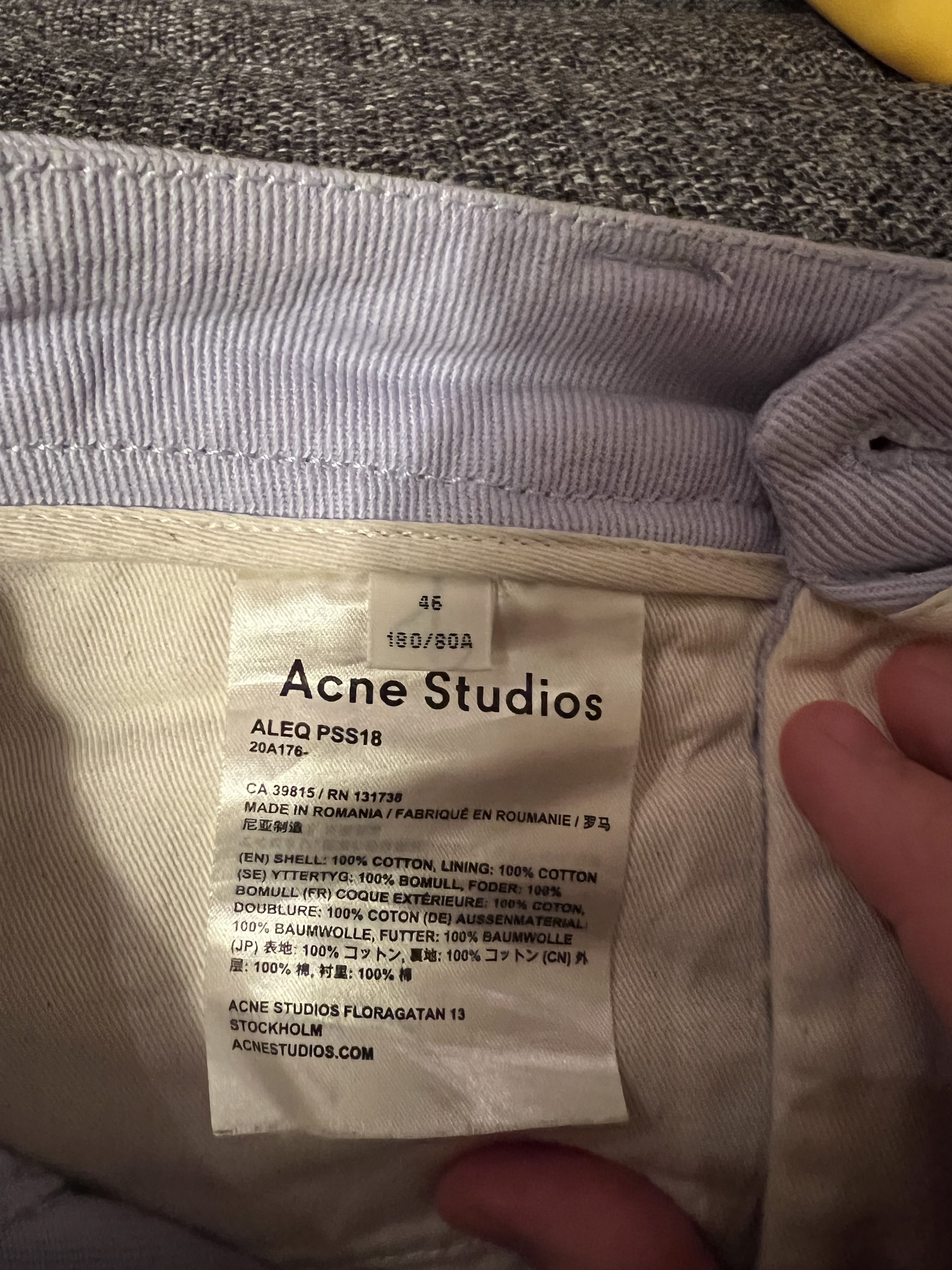 Acne Studios Acne Studios Purple Pants Size US 30 / EU 46 - 5 Thumbnail
