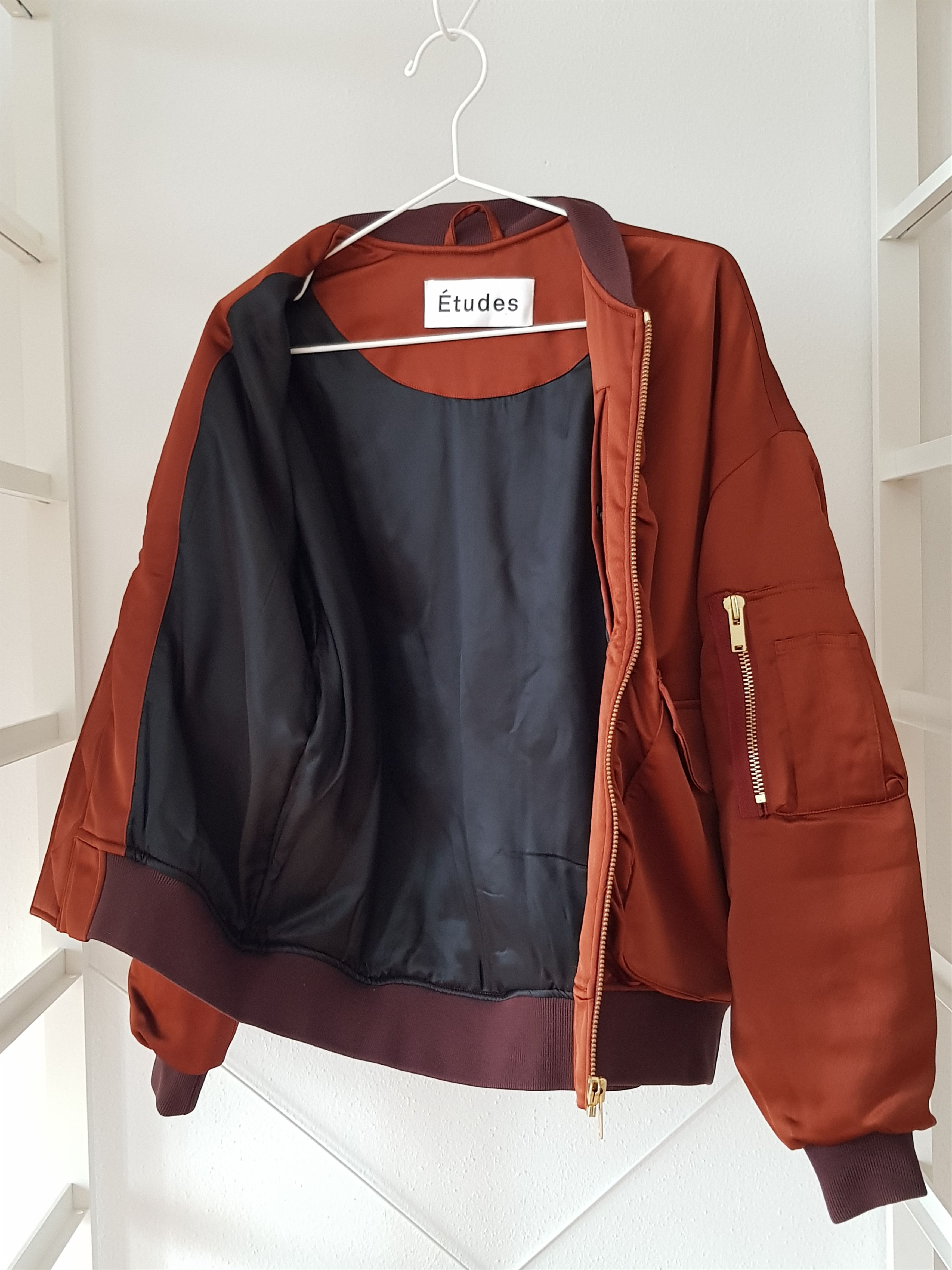 Etudes Silk Satin Bomber Jacket Size US S / EU 44-46 / 1 - 2 Thumbnail