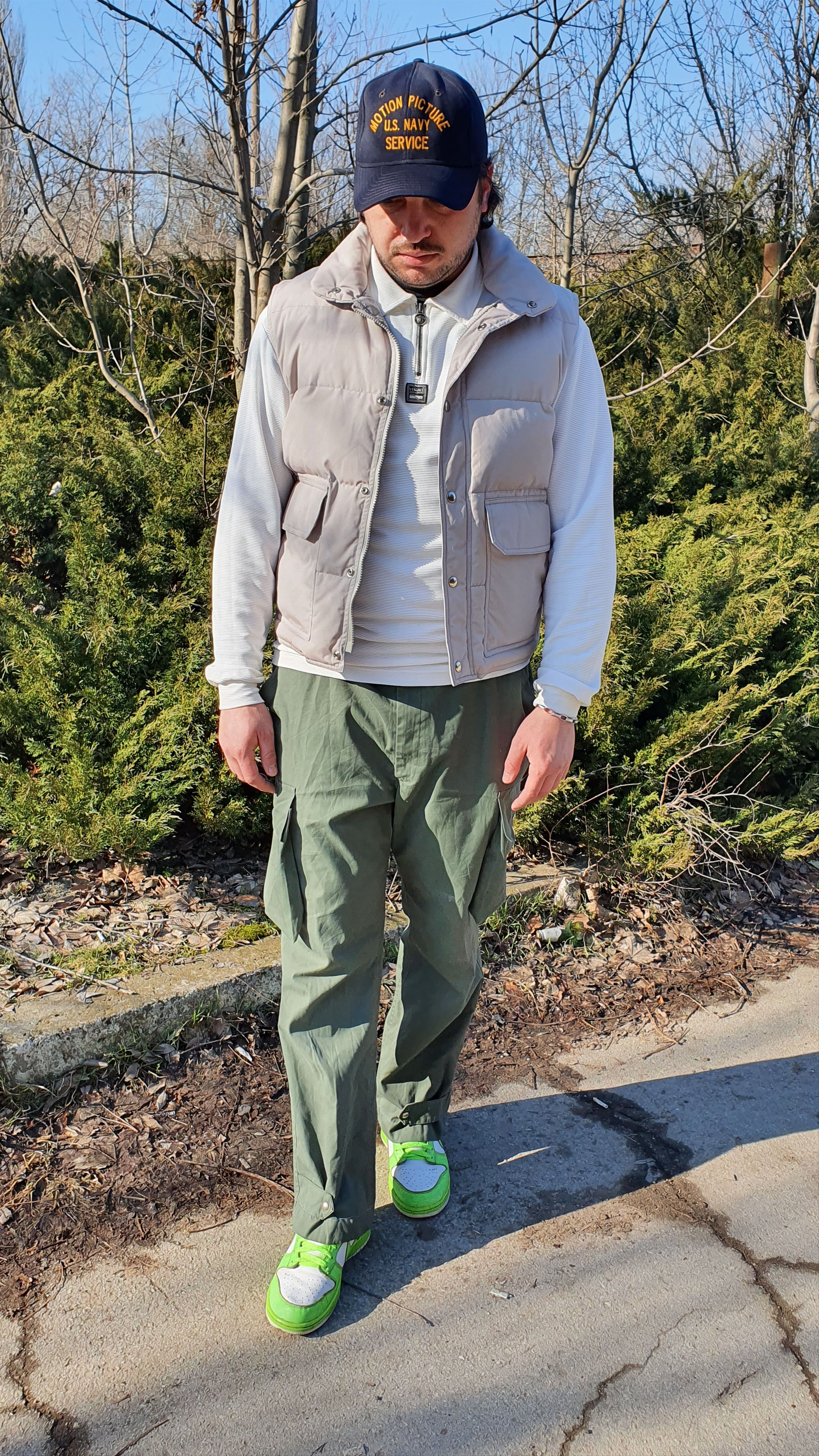 Other Rare Vintage SWAN 90s Goose Down Nylon Vest NIKE style Size US L / EU 52-54 / 3 - 2 Thumbnail
