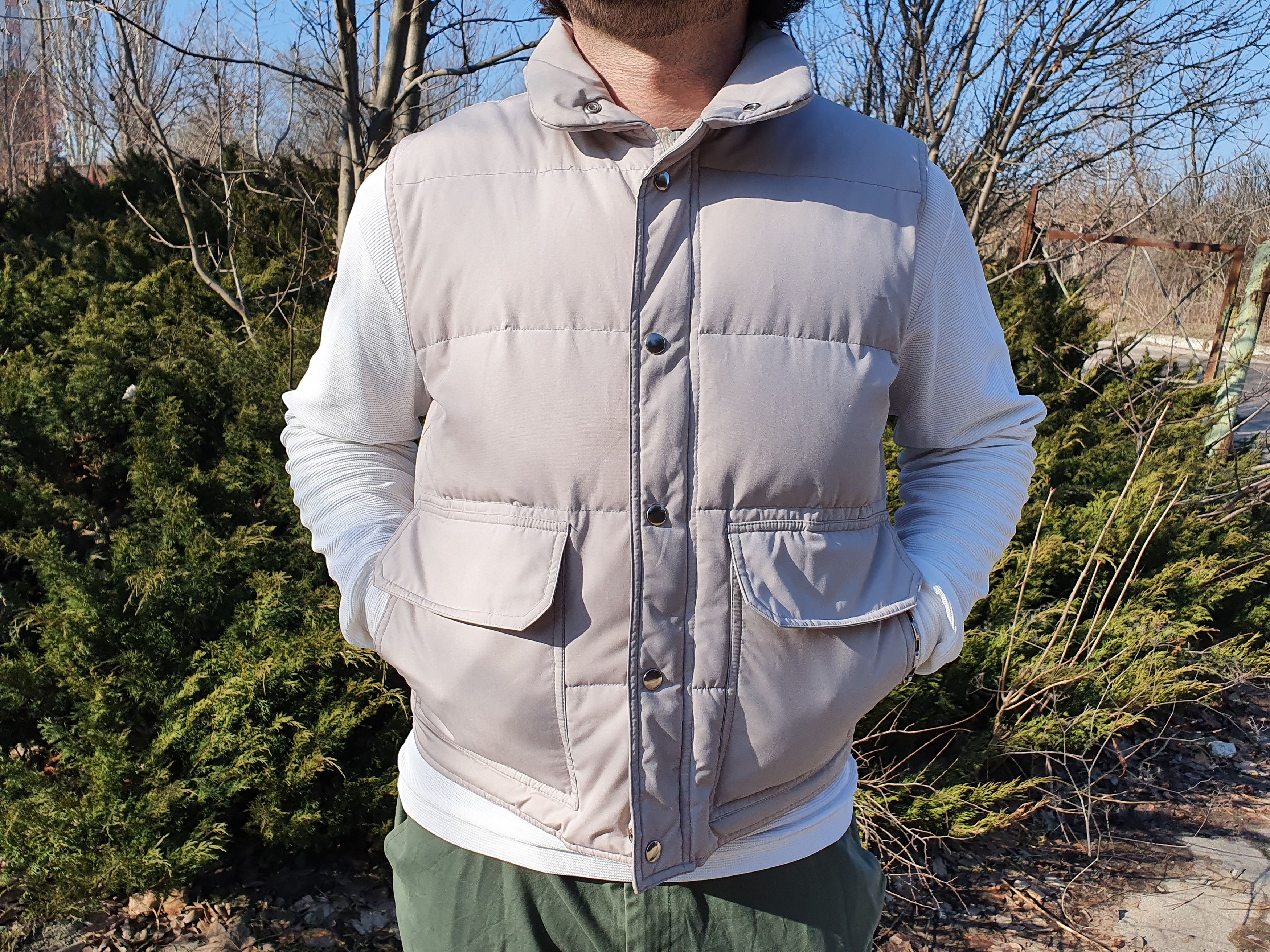 Other Rare Vintage SWAN 90s Goose Down Nylon Vest NIKE style Size US L / EU 52-54 / 3 - 3 Thumbnail