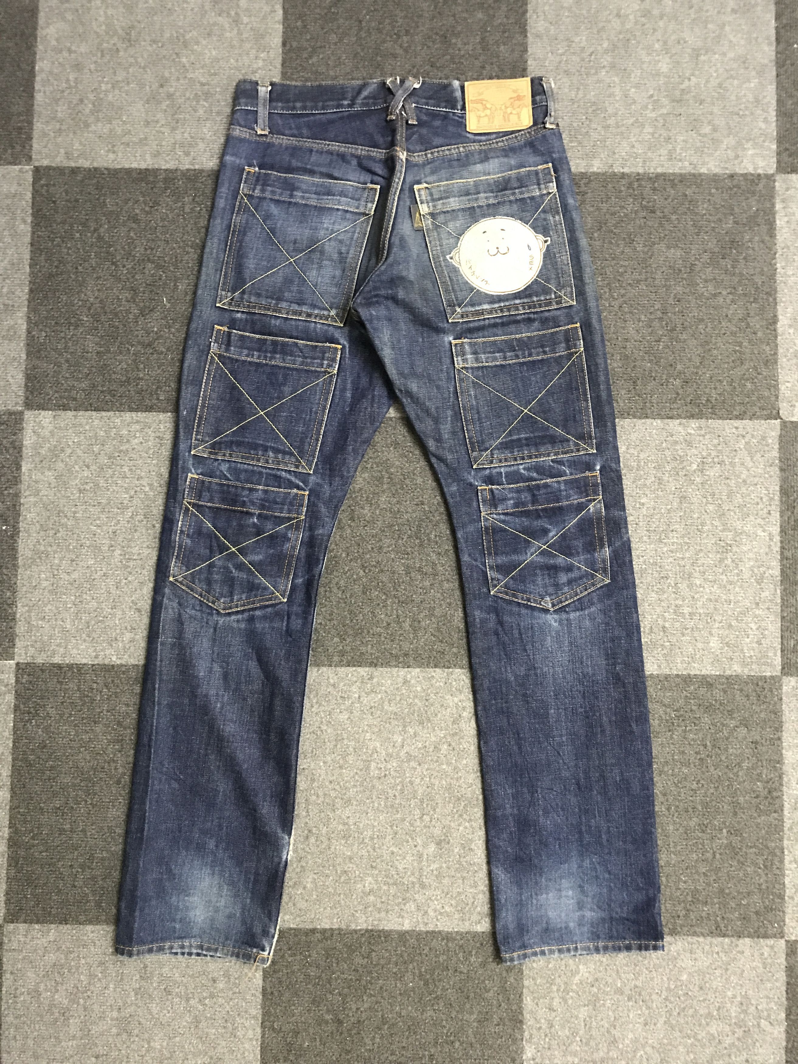 image of D162 Archival 20471120 X Double Sex Multipockets Jeans in Denim, Men's (Size 30)