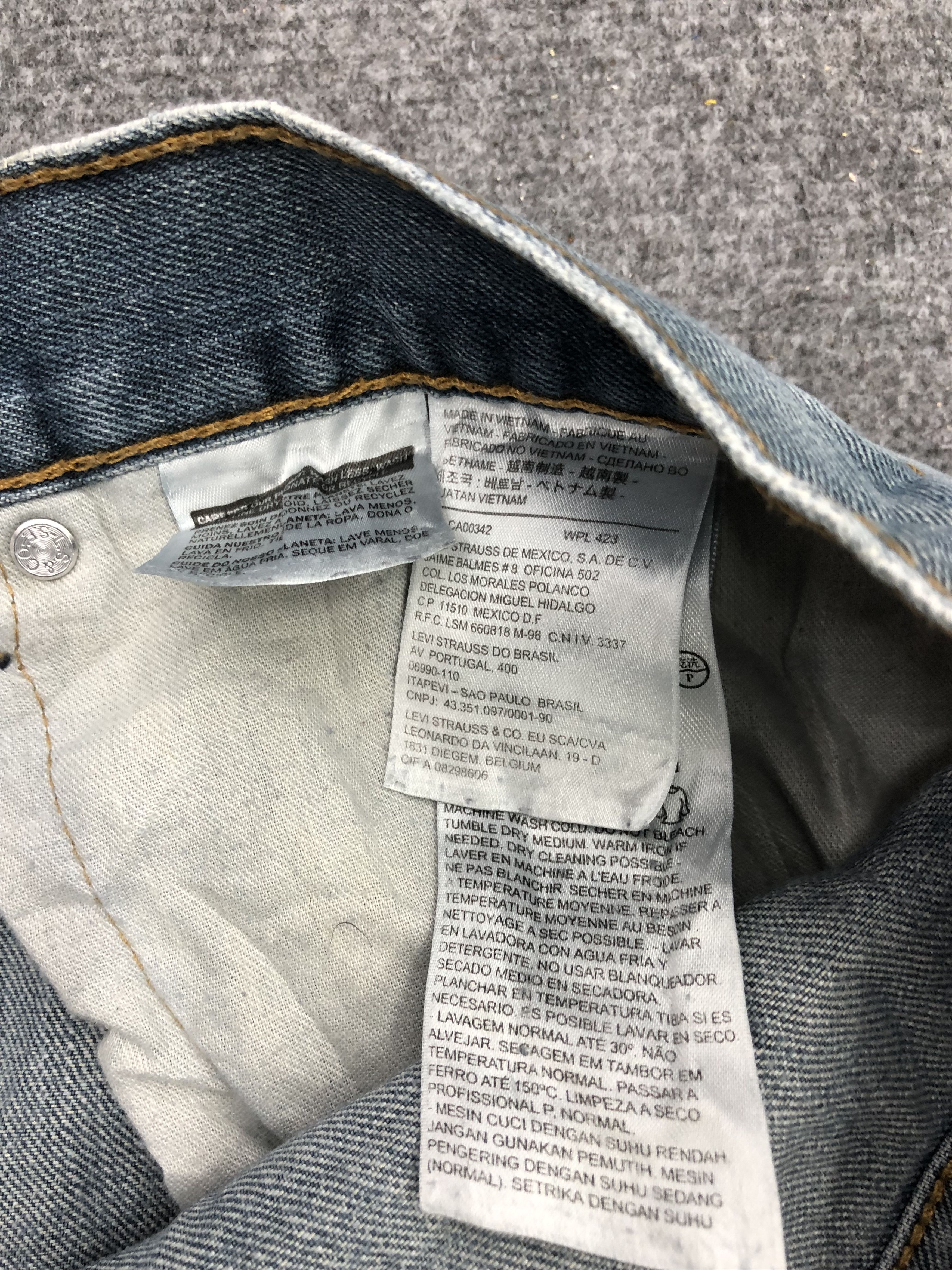 Levi's × Vintage Vintage Levis 559 Faded Blue Jeans Size US 42 / EU 58 - 6 Thumbnail