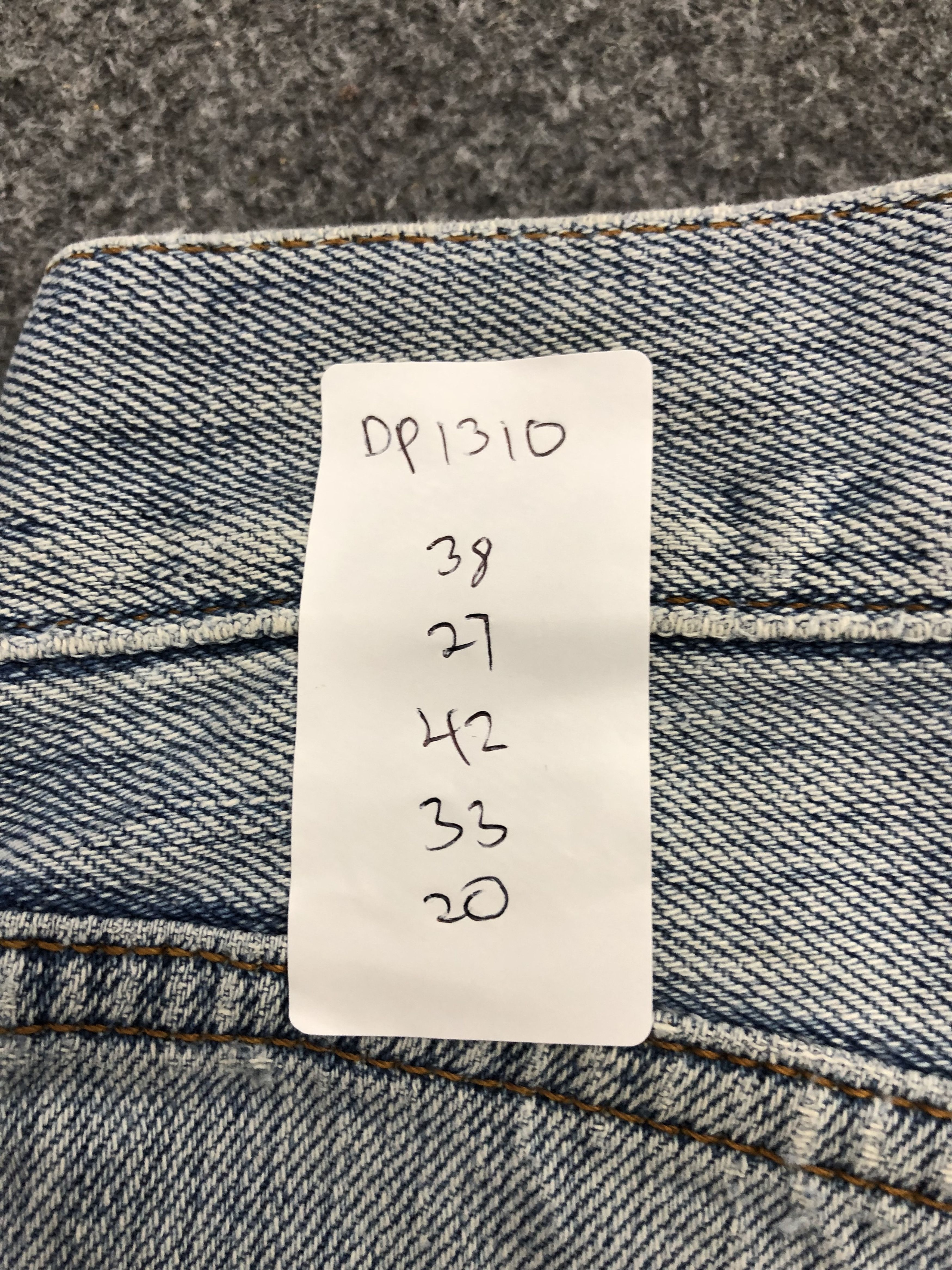 Levi's Vintage Levis 529 Faded Blue Jeans DP1310 Size US 38 / EU 54 - 14 Thumbnail