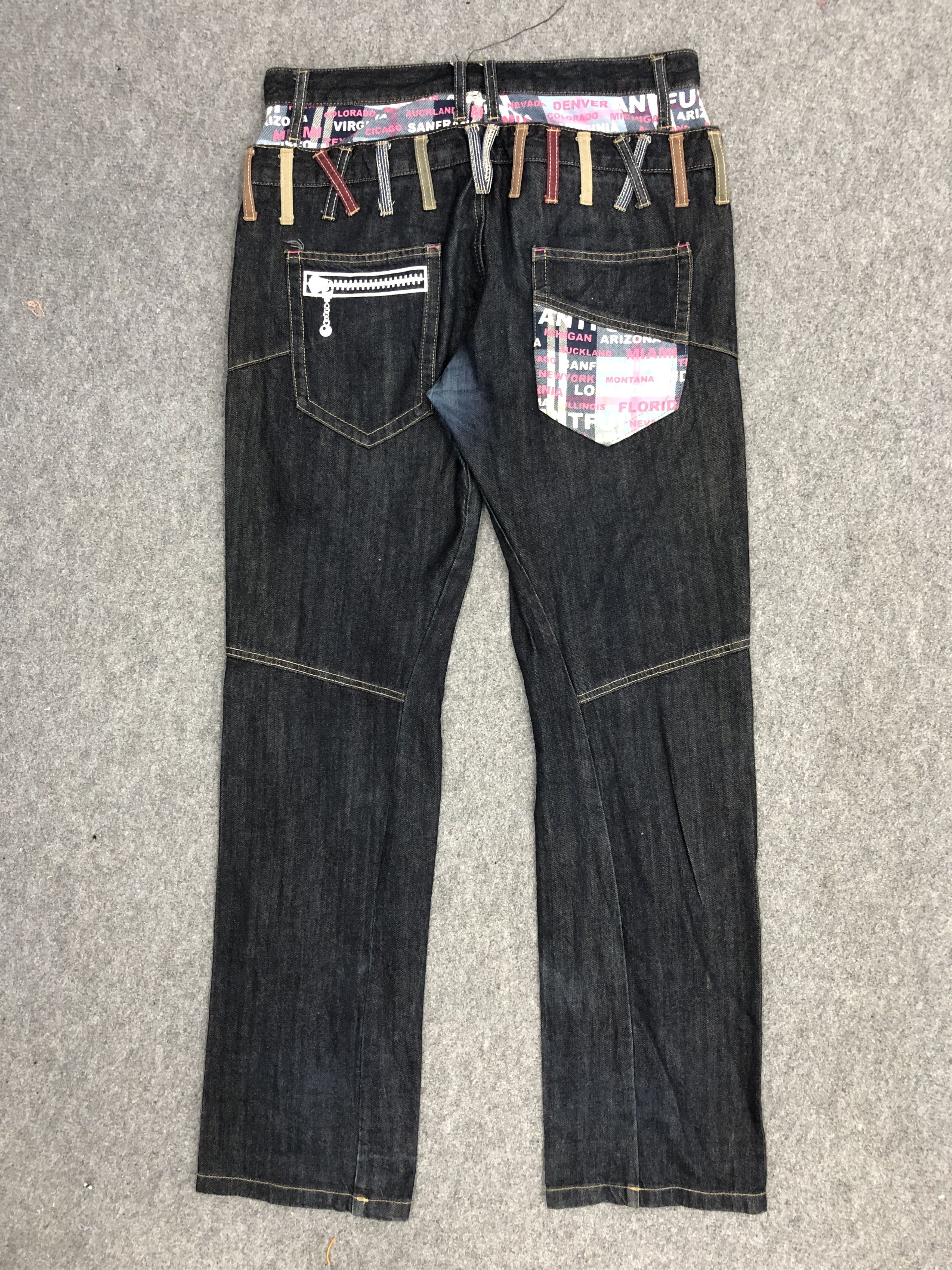Japanese Brand × Vintage Vintage Japanese Brand Denim Pants DP1317 Size US 33 - 3 Thumbnail