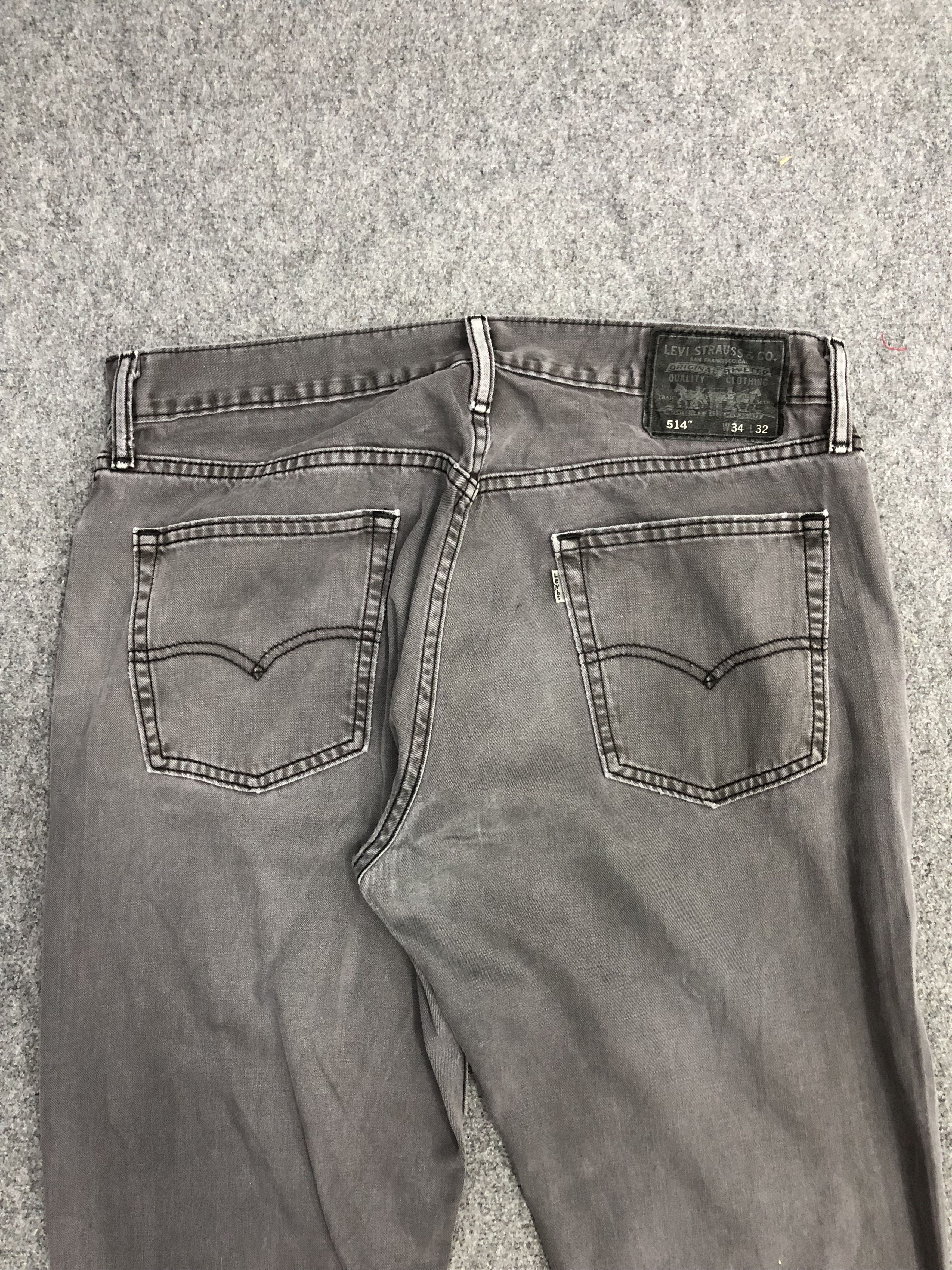 Levi's Vintage Levis 514 Faded Black Jeans DP1321 Size US 34 / EU 50 - 4 Thumbnail
