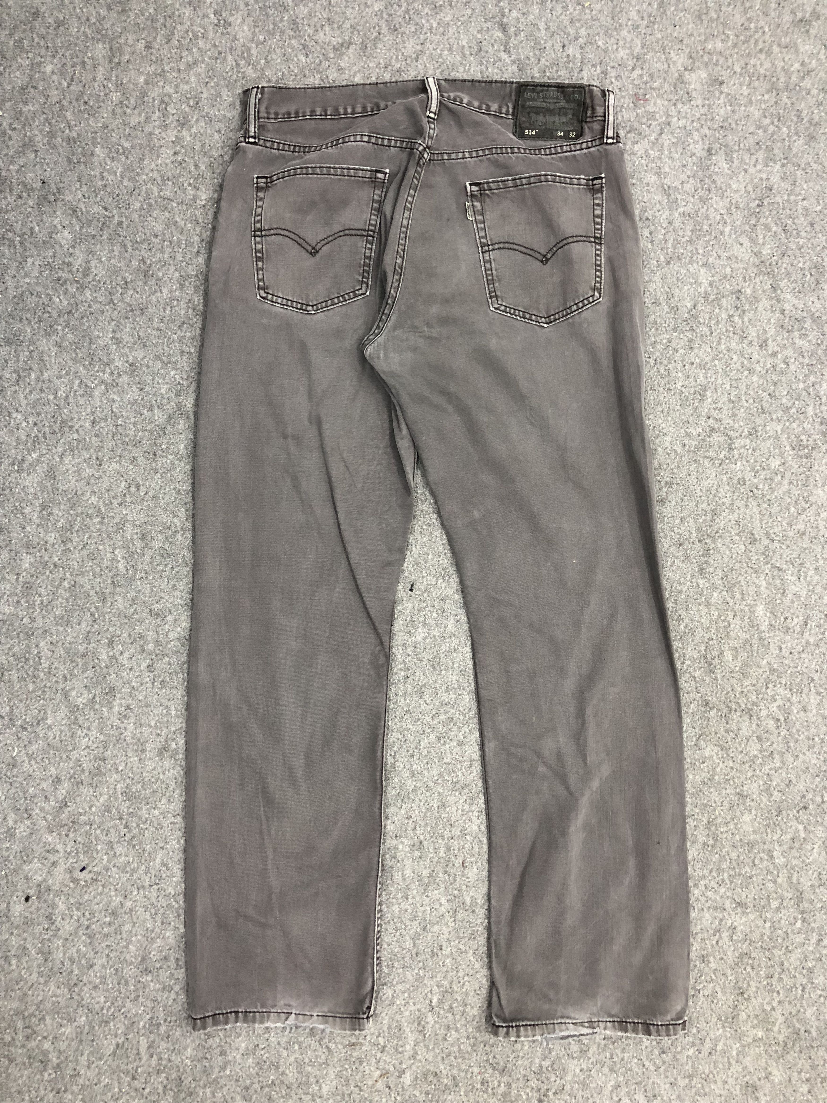 Levi's Vintage Levis 514 Faded Black Jeans DP1321 Size US 34 / EU 50 - 3 Thumbnail