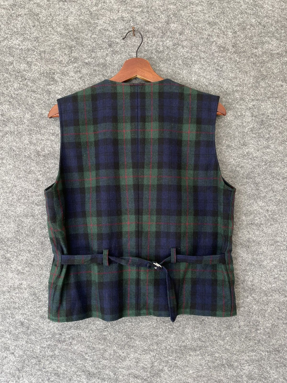 Japanese Brand 4 DEGREES TARTAN VEST Size US S / EU 44-46 / 1 - 3 Thumbnail
