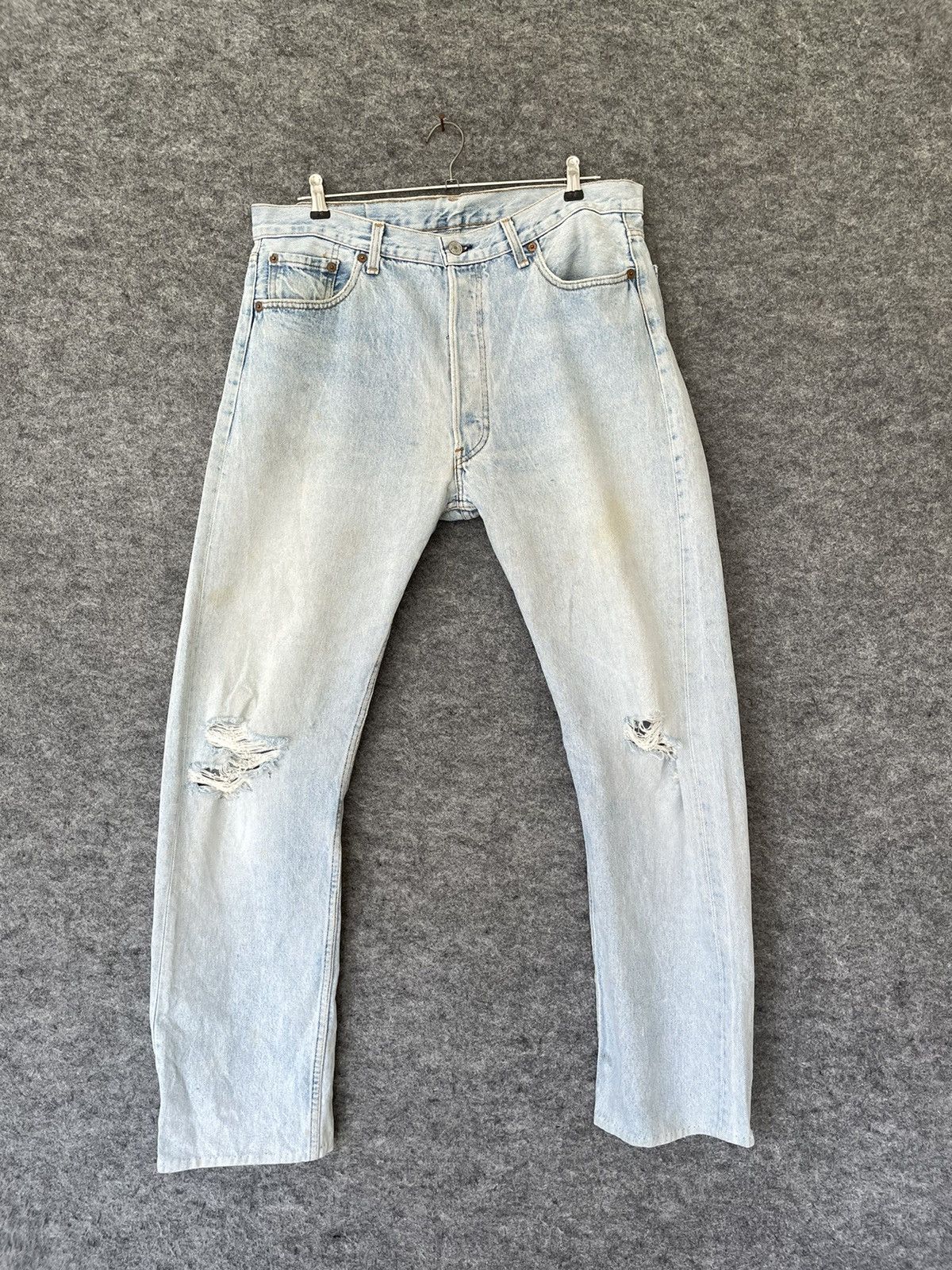 Levi's × Vintage VINTAGE 501 LEVIS DENIM Size US 35 - 1 Thumbnail