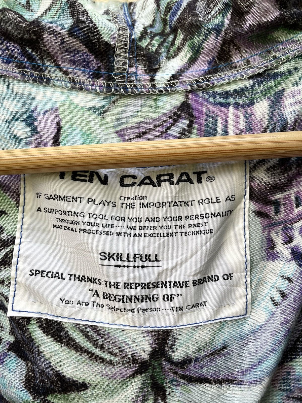 Japanese Brand TEN CARAT OVERPRINTED JACKET Size US S / EU 44-46 / 1 - 6 Thumbnail